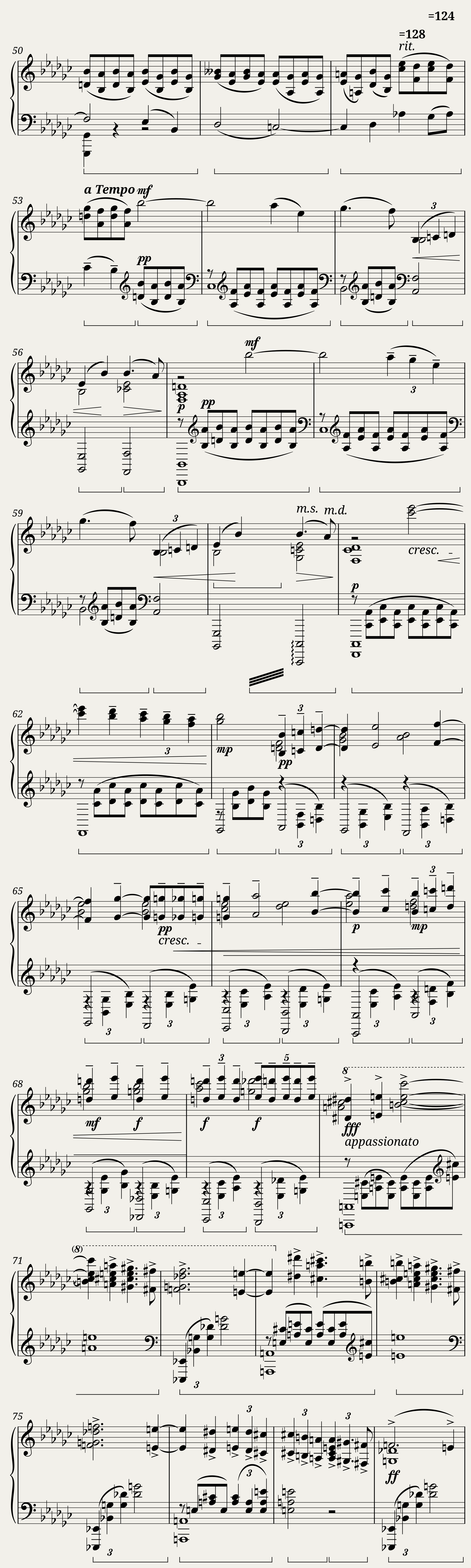 Elegie (S.Rachmaninoff. Op.3.No.1) — 3/5