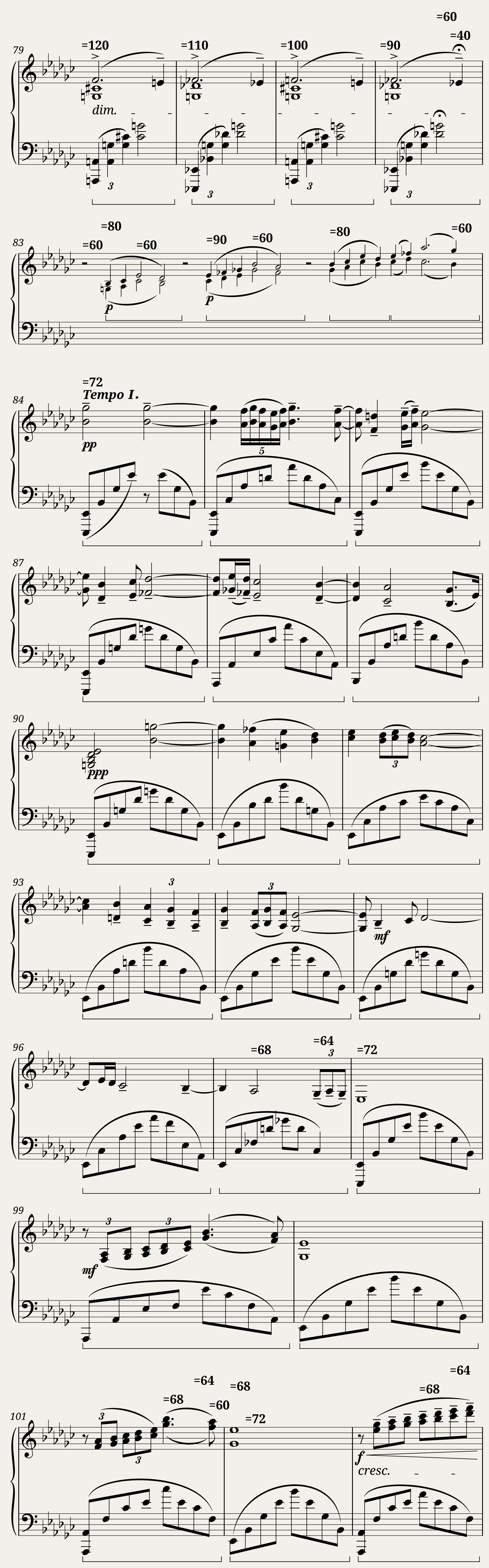 Elegie (S.Rachmaninoff. Op.3.No.1) — 4/5