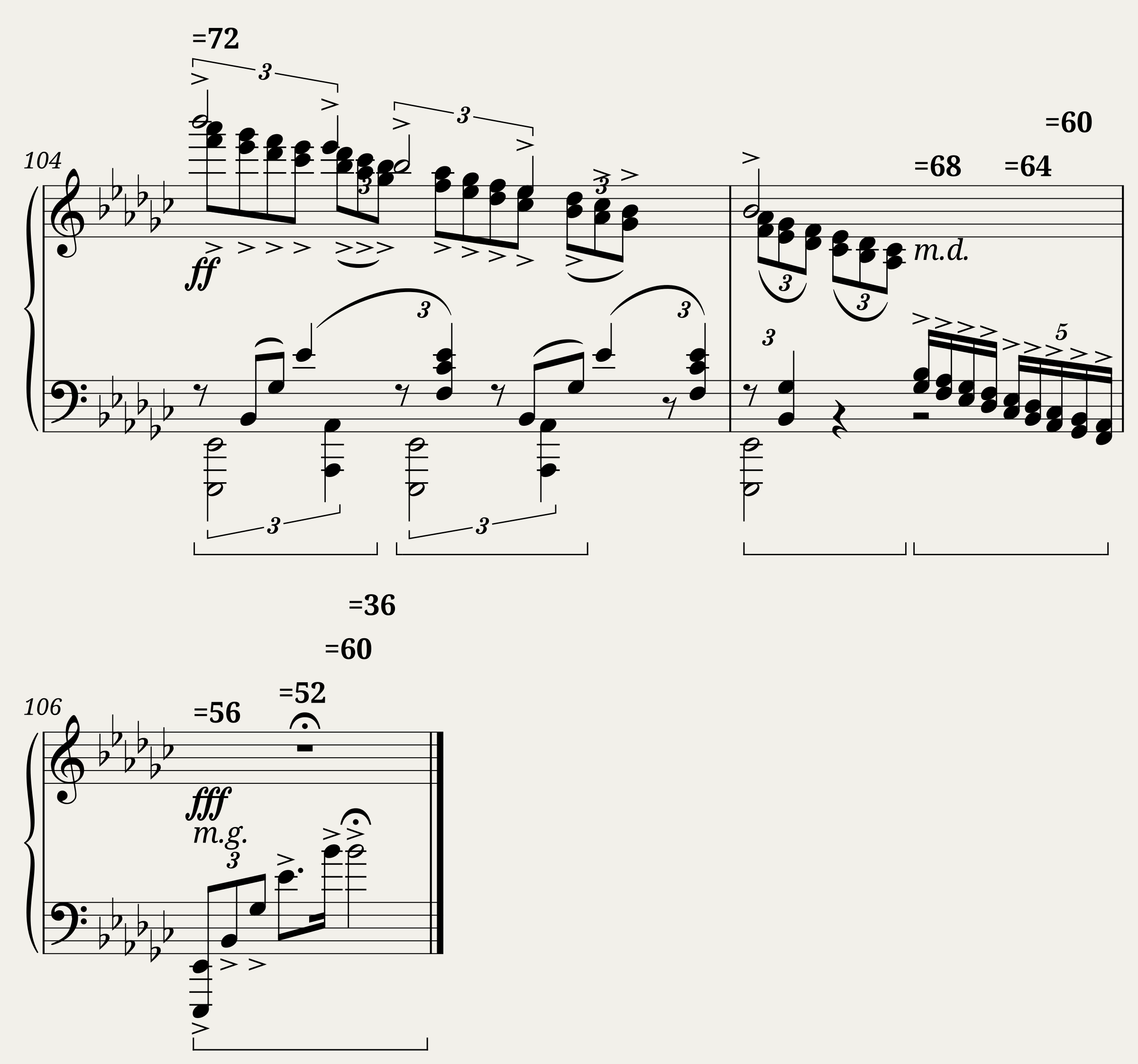 Elegie (S.Rachmaninoff. Op.3.No.1) — 5/5