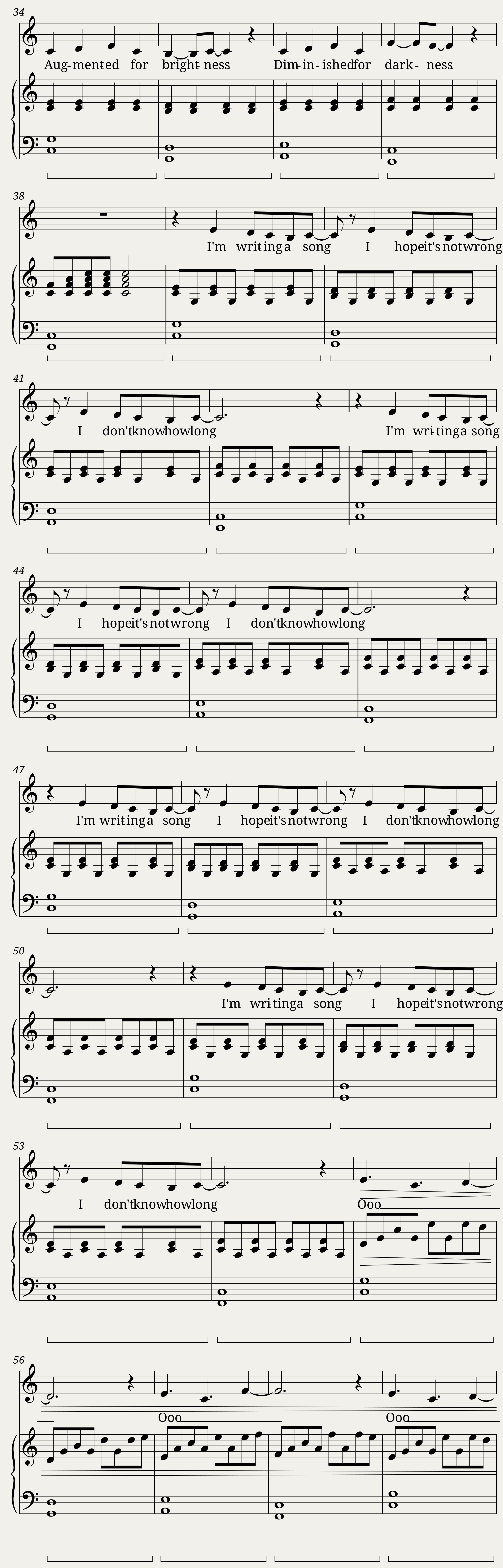 Writing A Song — 2/3
