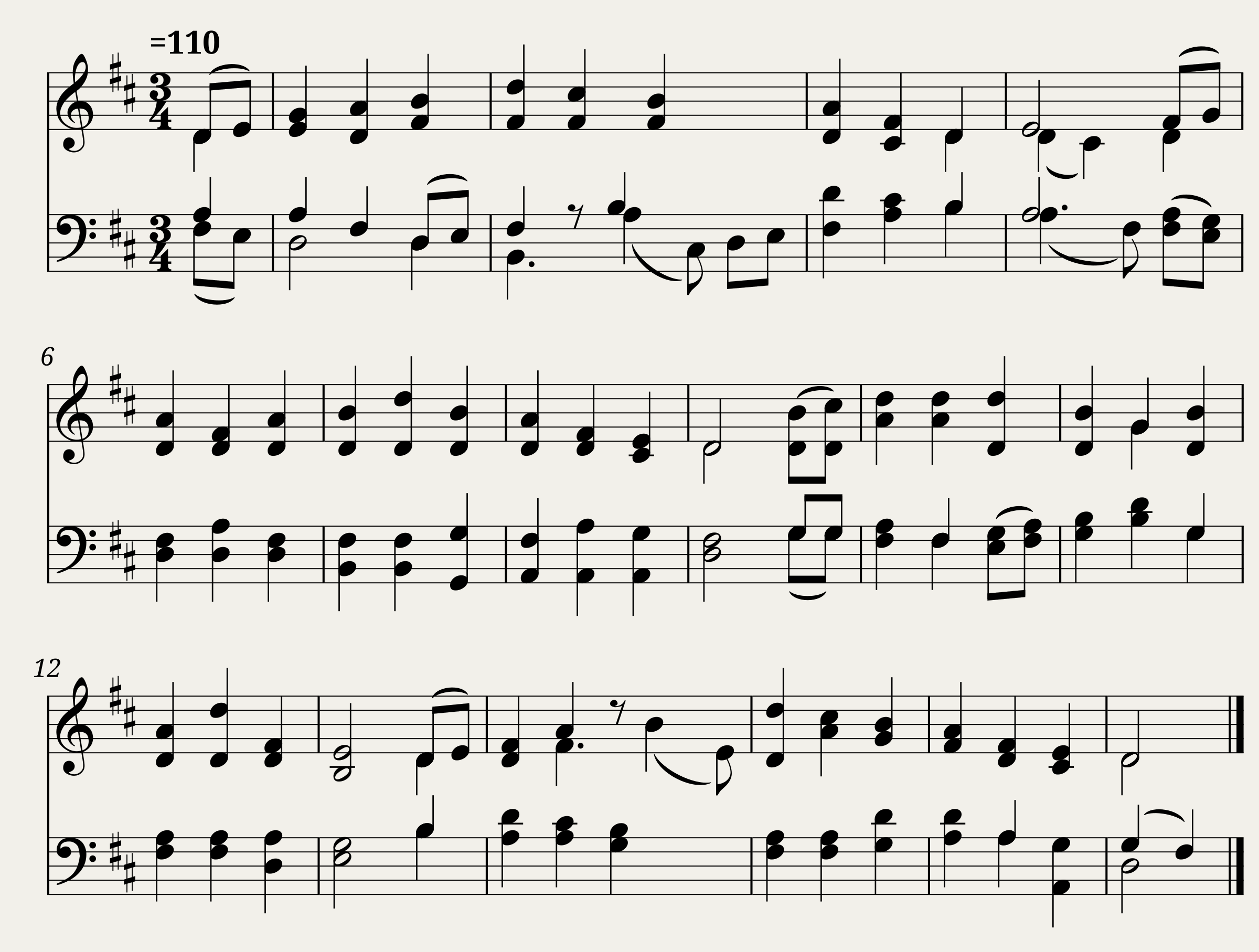 Consider the lilies - Brotherton from a Somerset folk song.