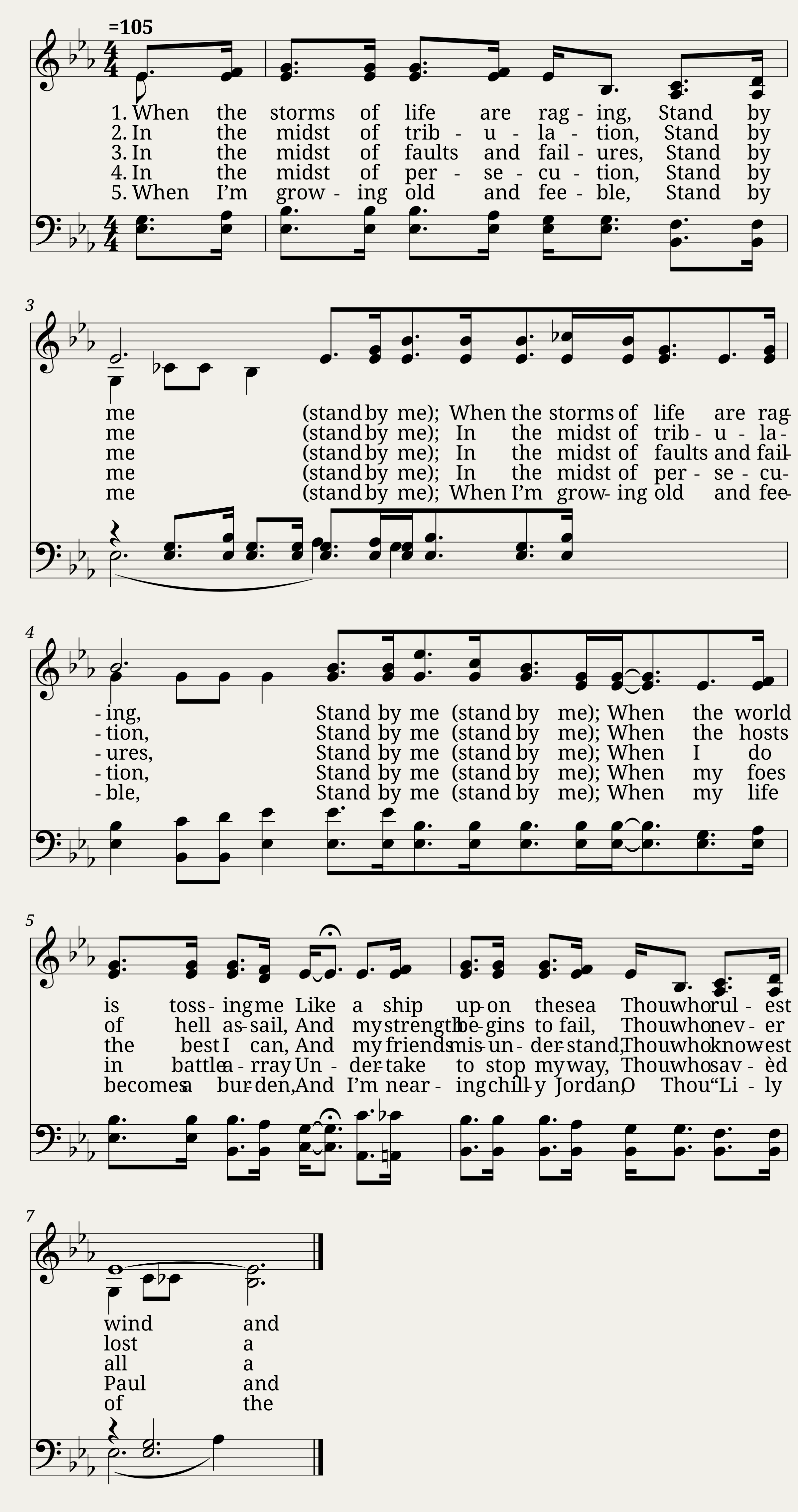 Stand by me - Charles A. Tindley