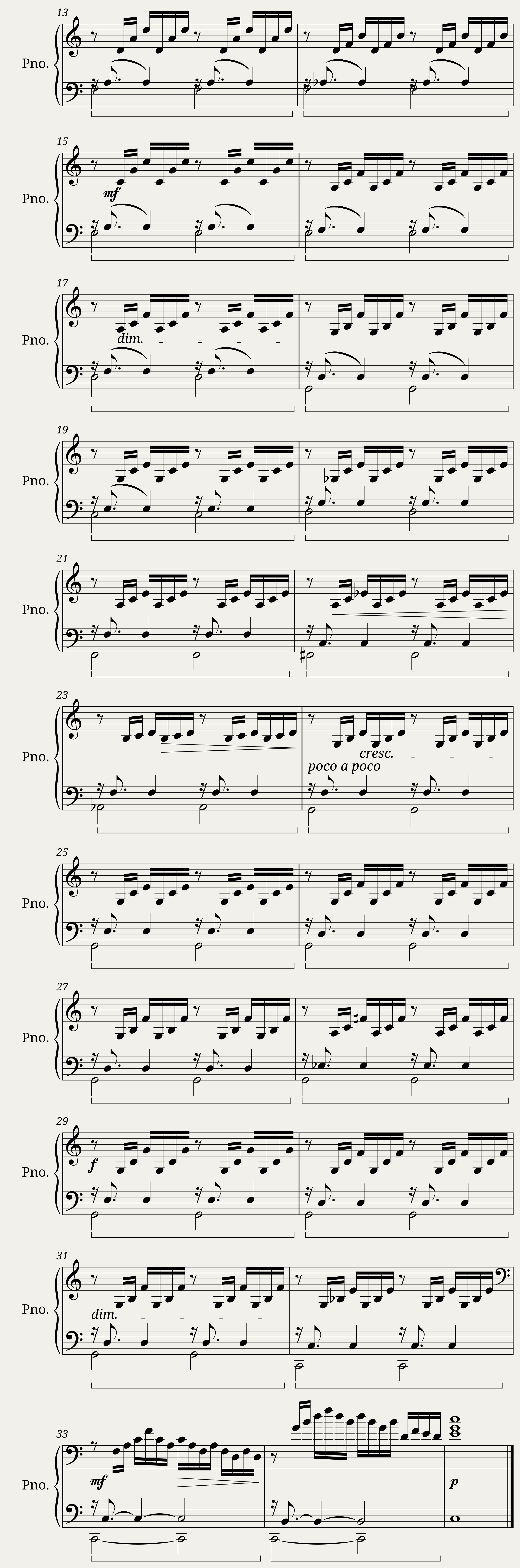 Prelude in C Major — 2/2