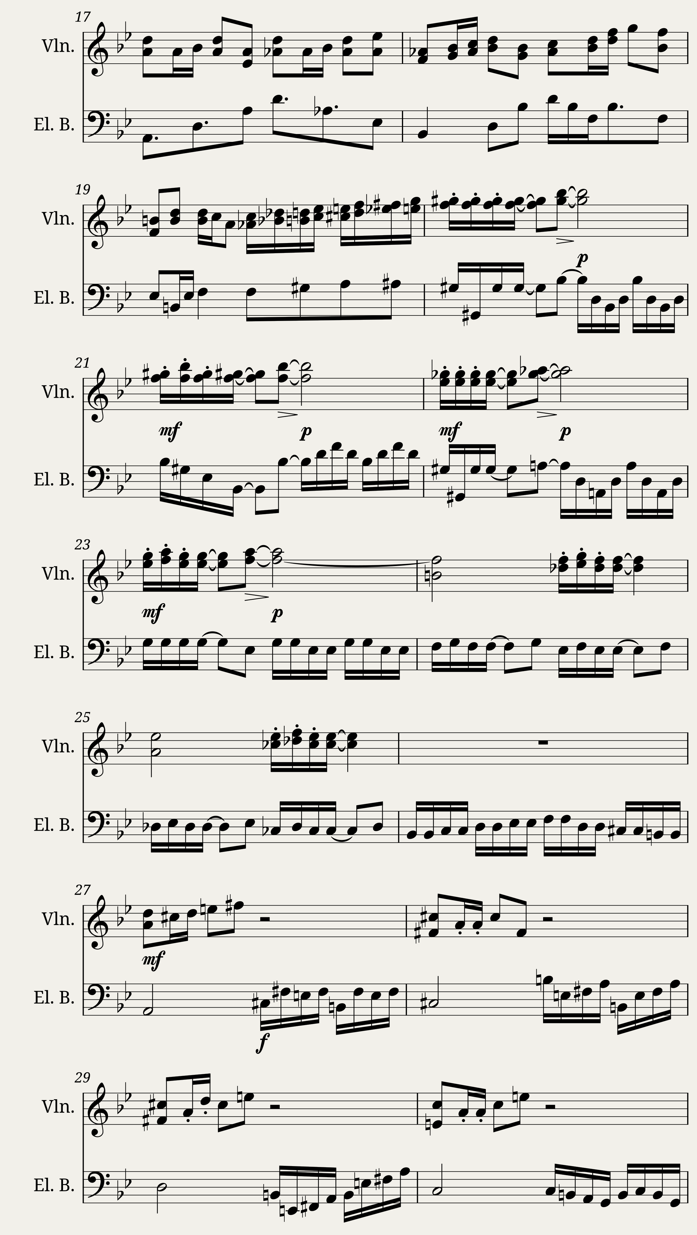 Violins and Bass Guitars — 2/3