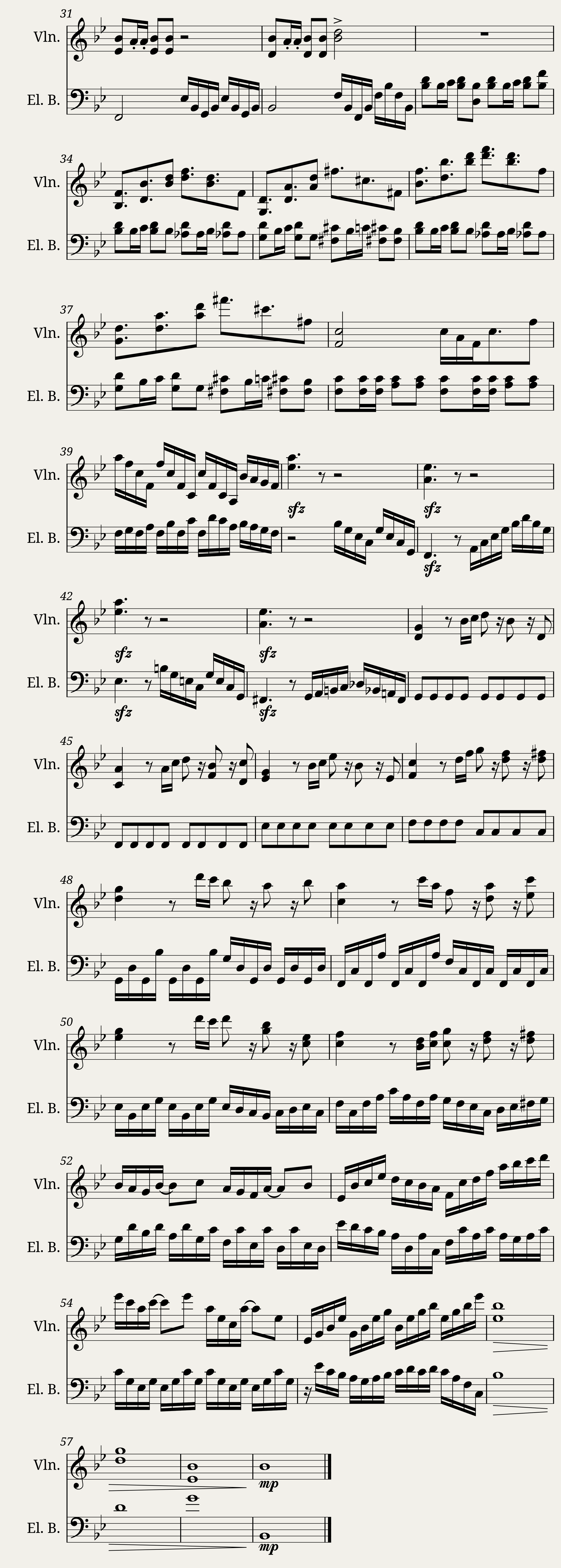 Violins and Bass Guitars — 3/3