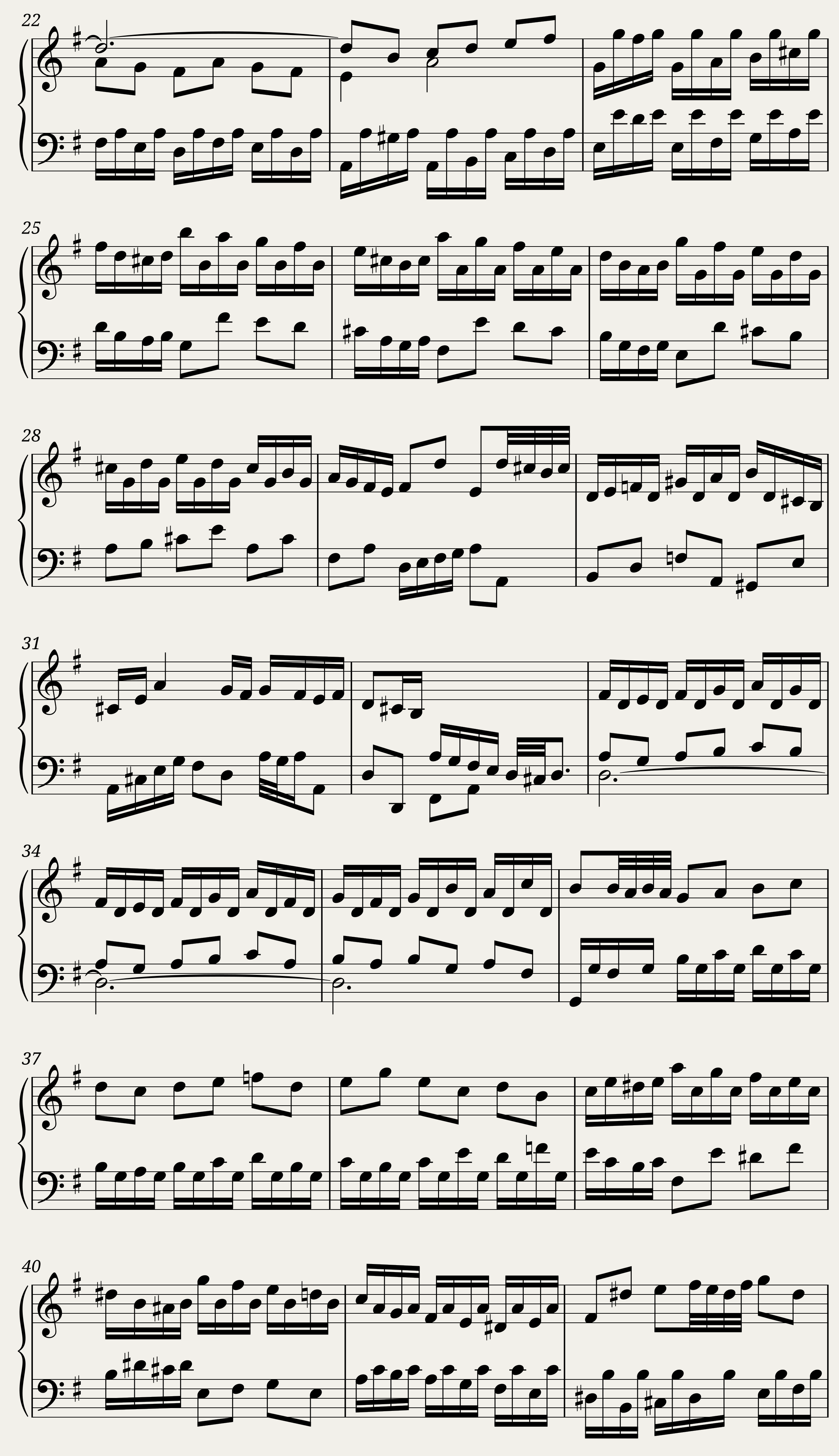 BWV 884 The Well-Tempered Clavier Part II Fuga XV — 2/2