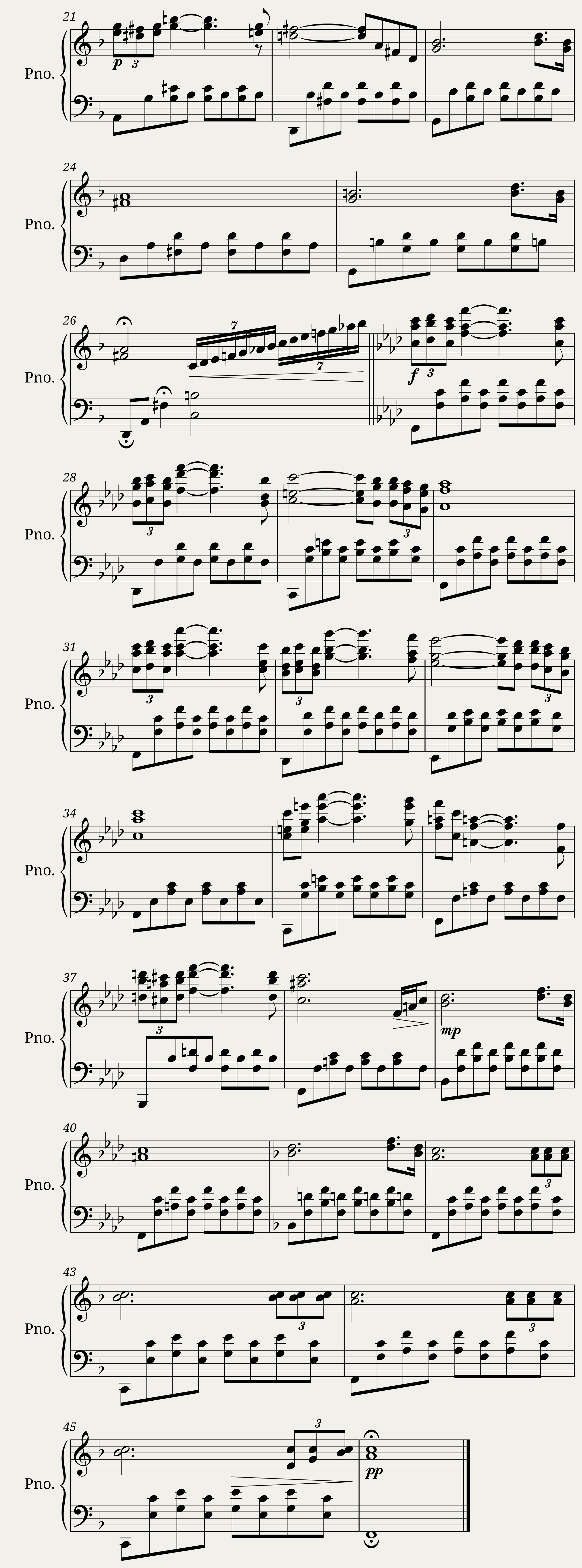 Schubert's Seranade Piano Solo — 2/2