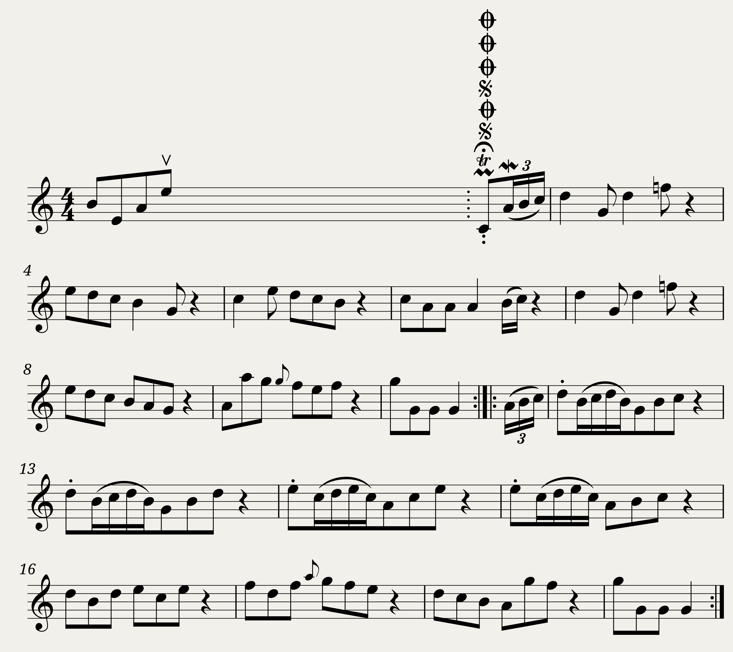 The Hare in the Corn (1st setting) (jig) 0766