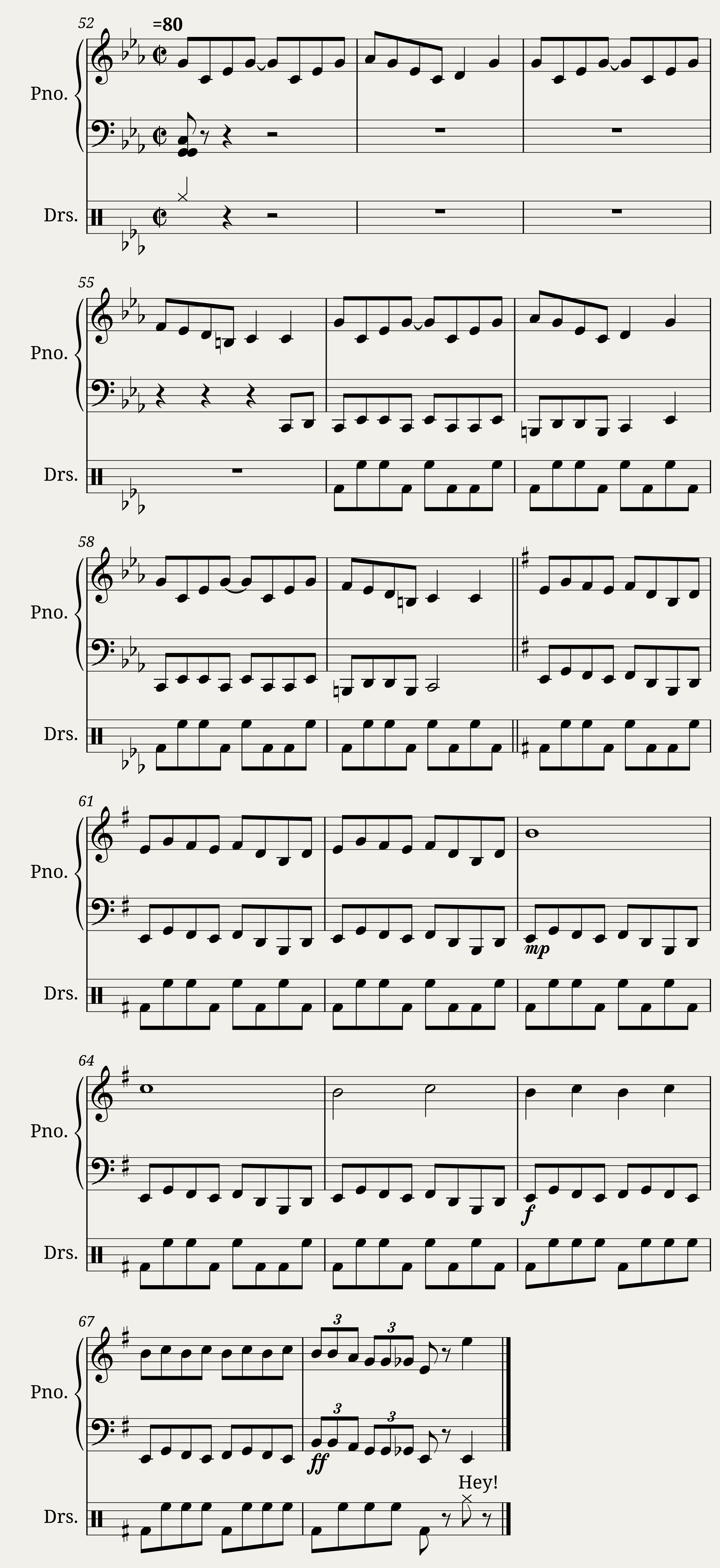 Variantes du Dimanche - My 1st Composition — 4/4