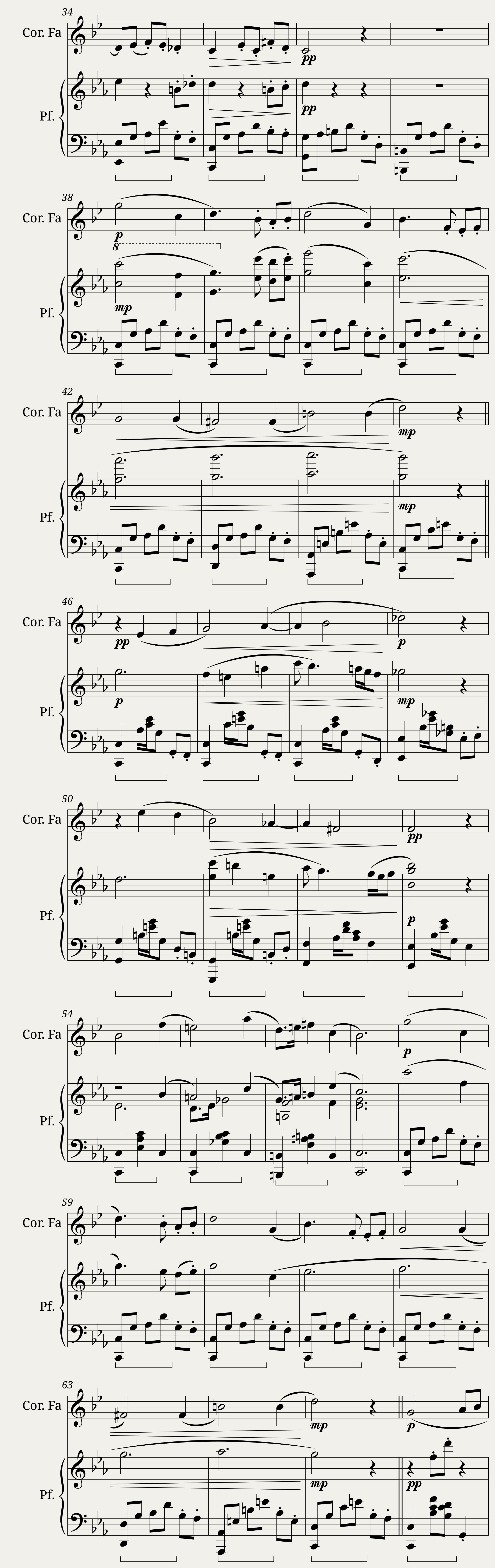 Cantilena per pianoforte e Corno in Fa Opus 27 bis — 2/3