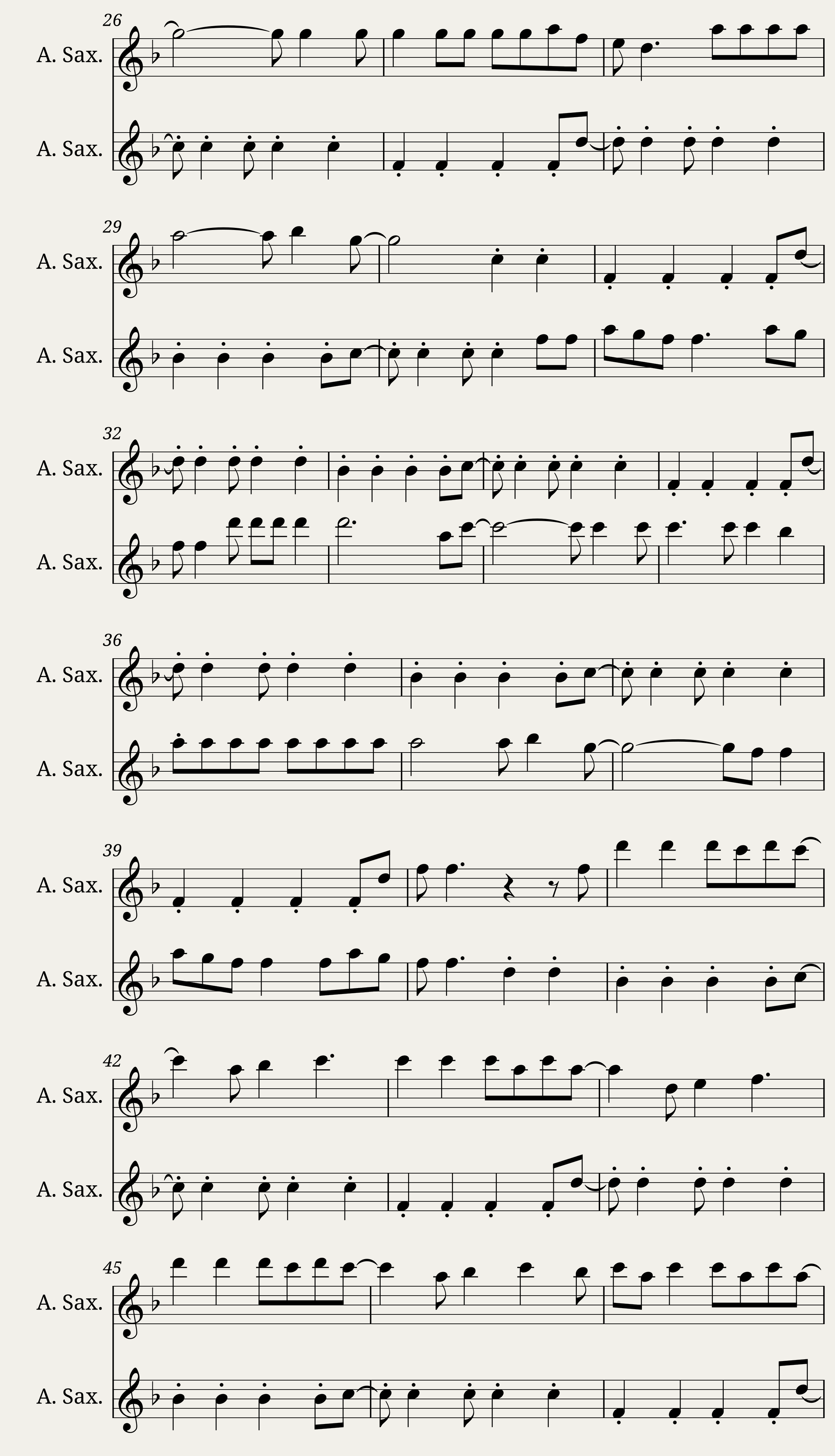 Viva La Vida Alto Duet — 2/5