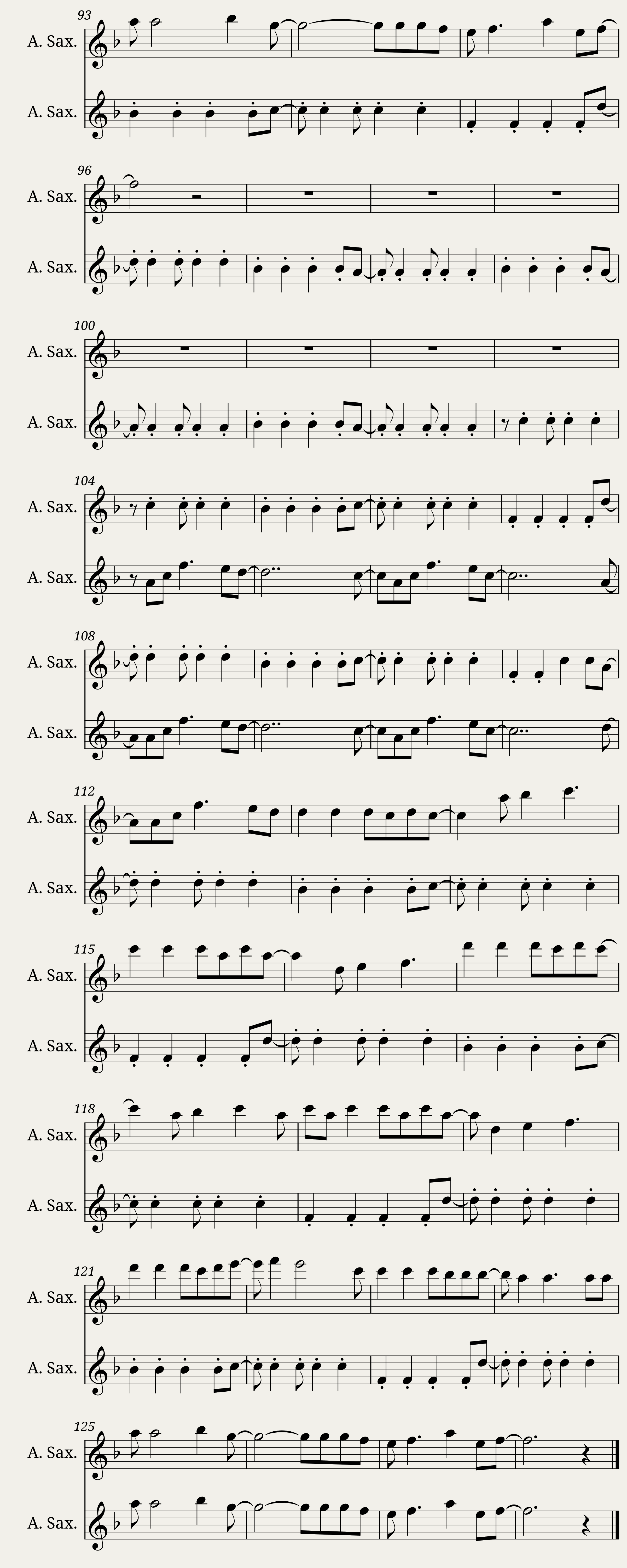 Viva La Vida Alto Duet — 5/5