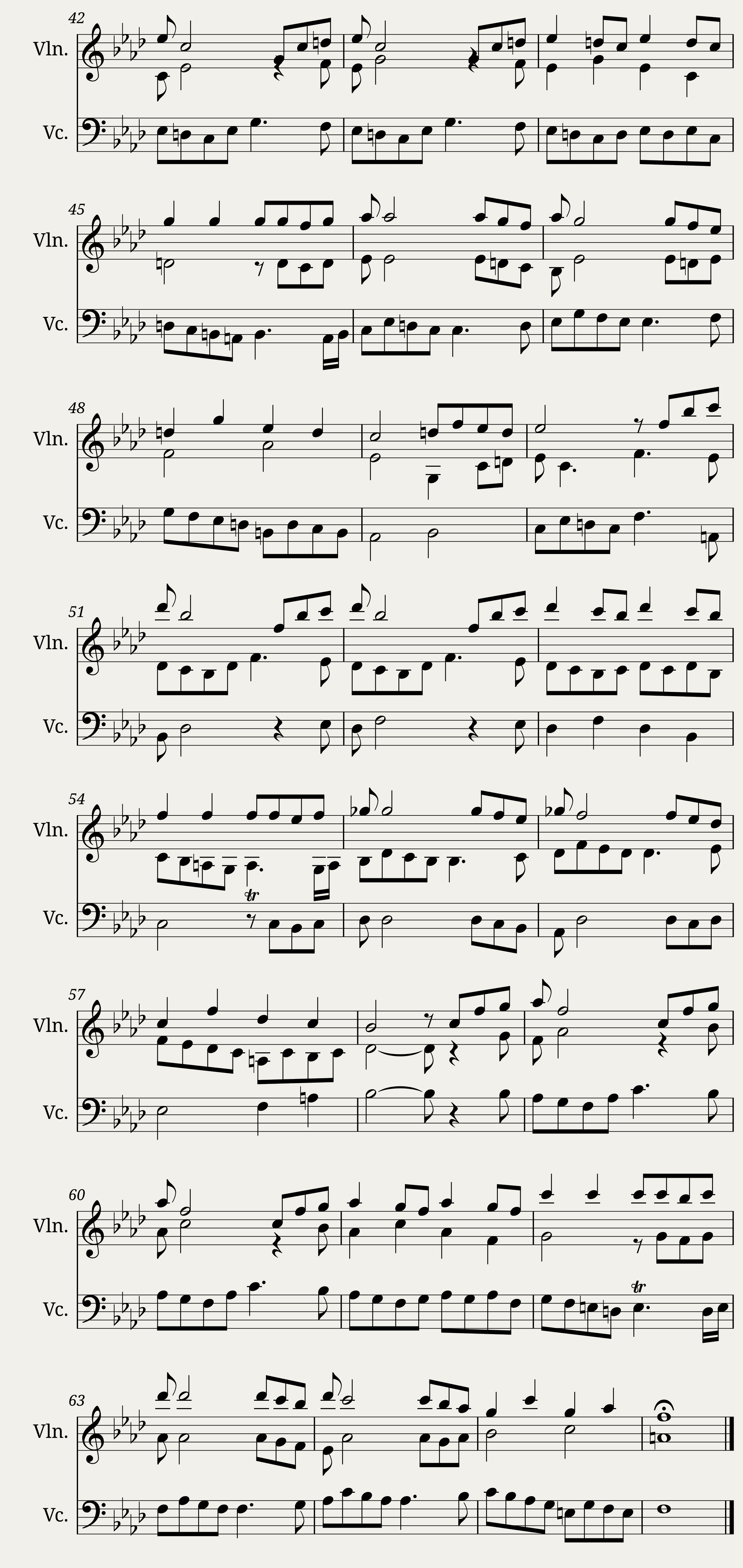 Bella Ciao Fuga para cuerda — 3/3