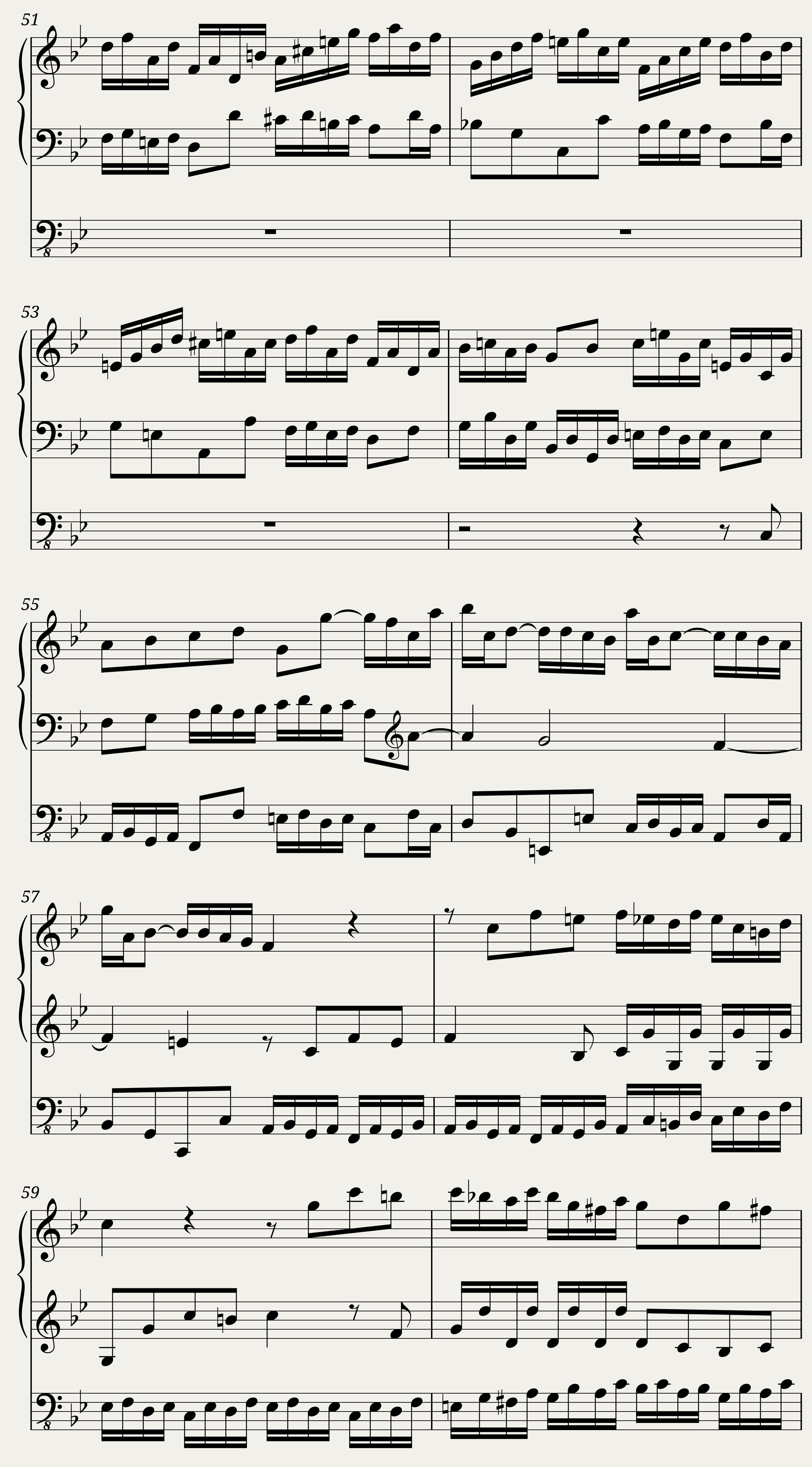Fugue in E Minor BWV 914 By Johann Sebastian Bach — 6/6