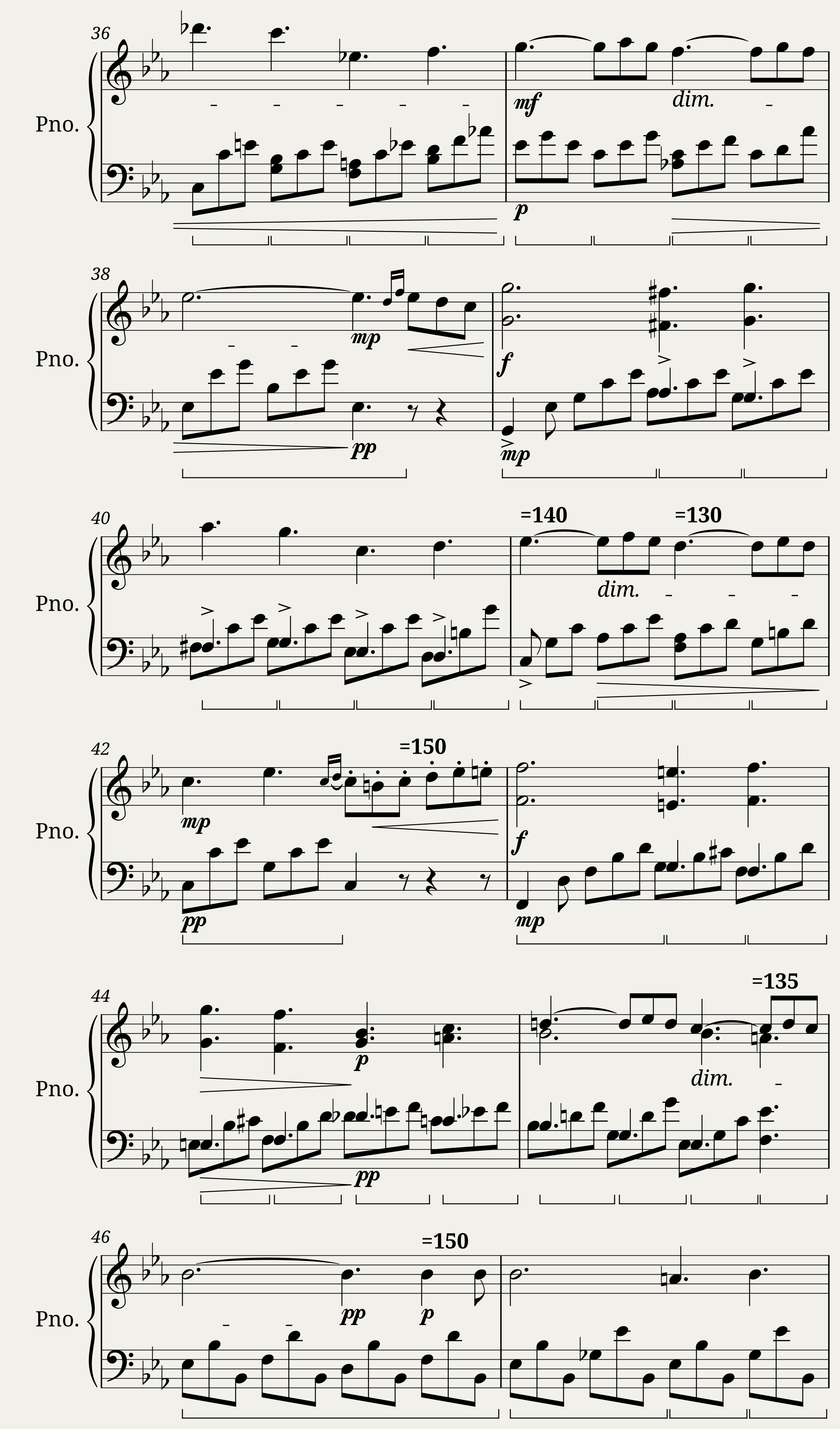 Nocturne No. 10 — 3/4