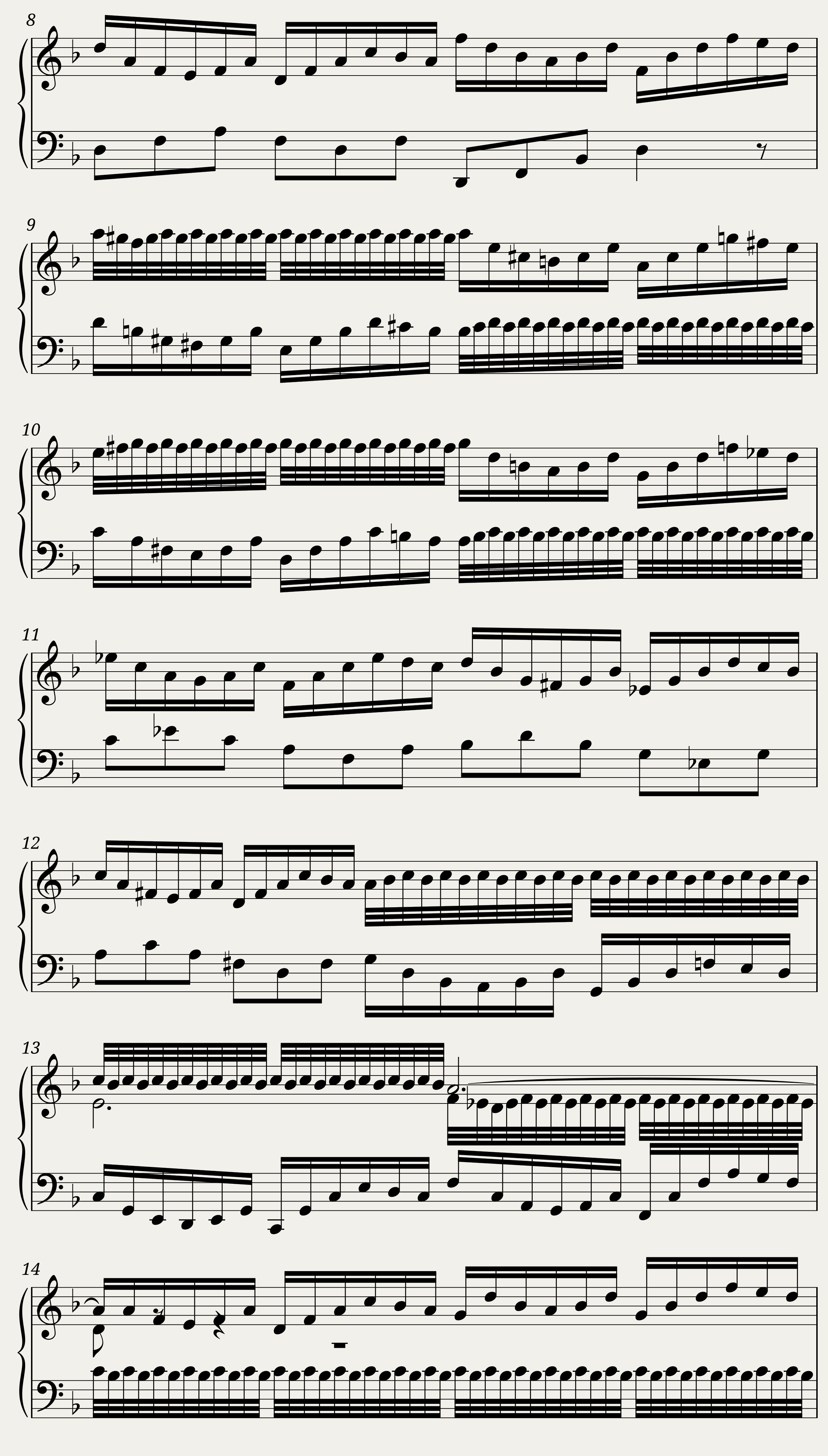 Prelude and Fugue in F major BWV 856 — 2/4