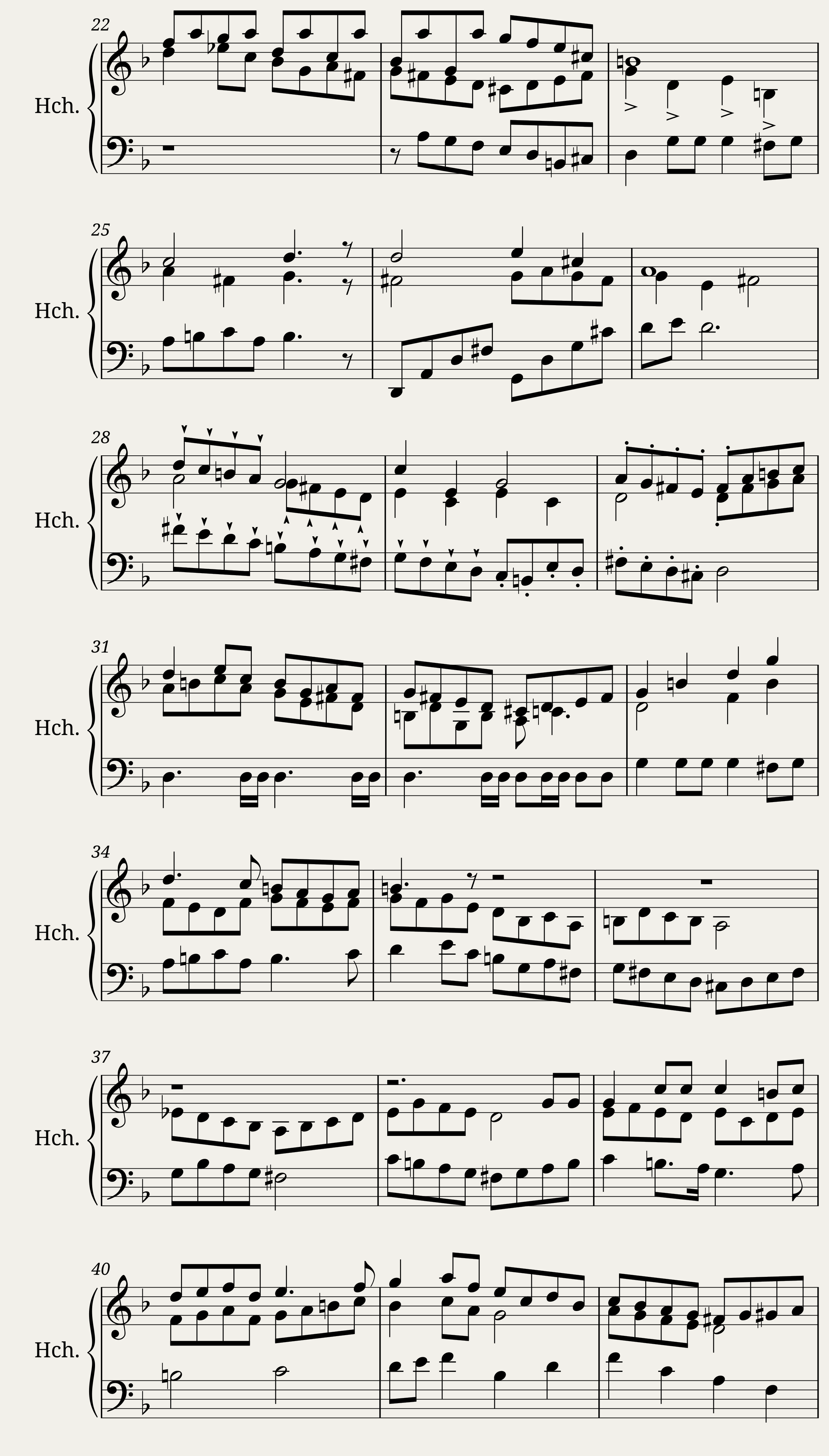 Christmas Fugue in C Major — 2/3