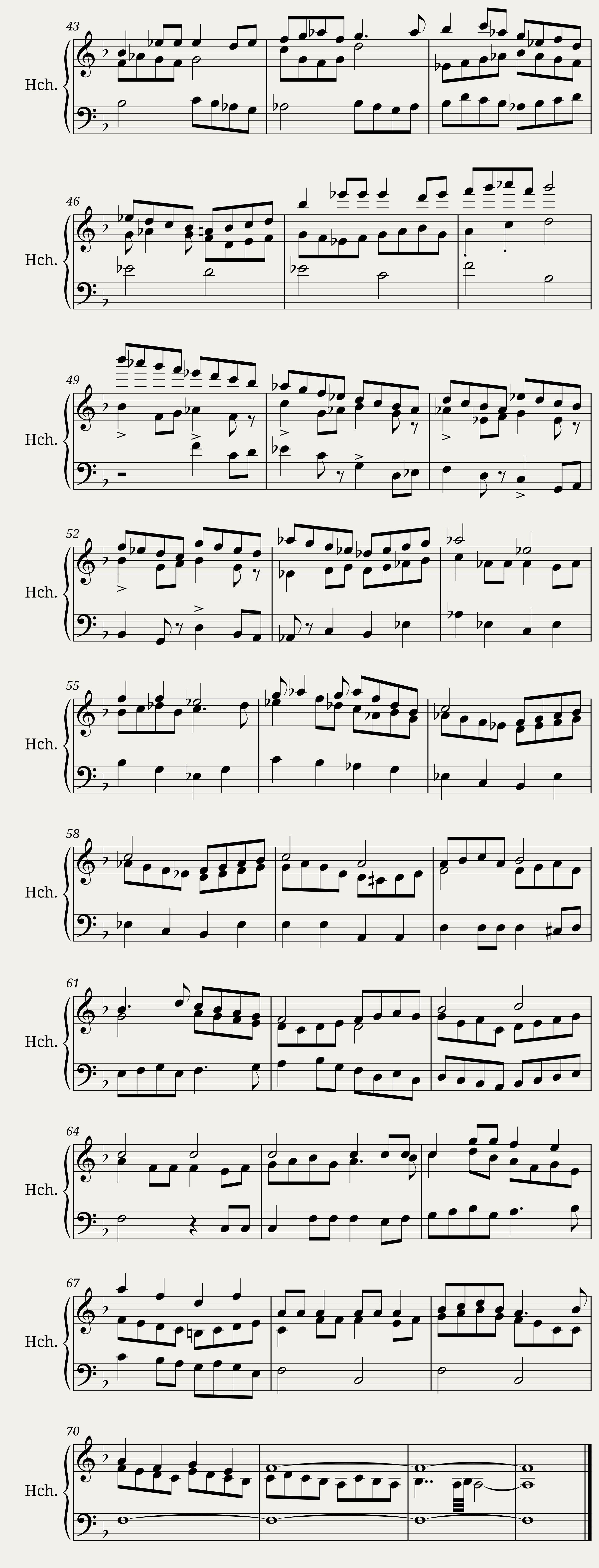 Christmas Fugue in C Major — 3/3