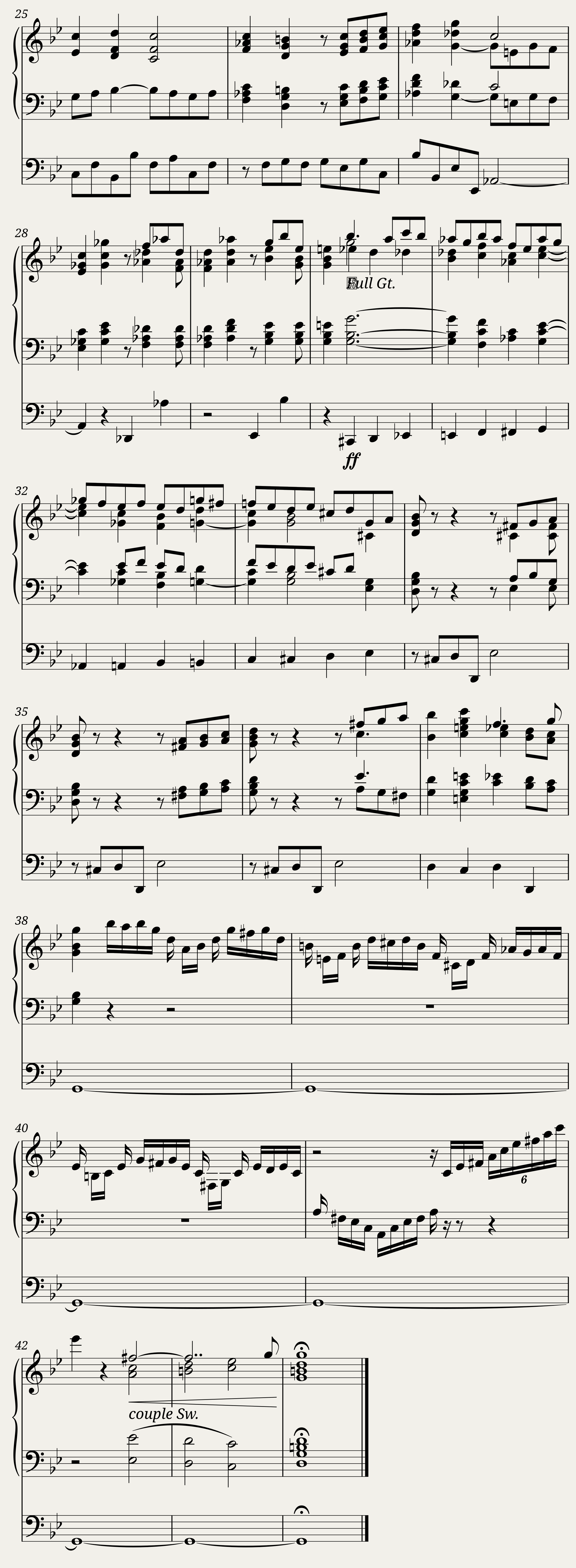 Stanford's Six Short Preludes and Postludes No. 2 - Transcription — 2/2