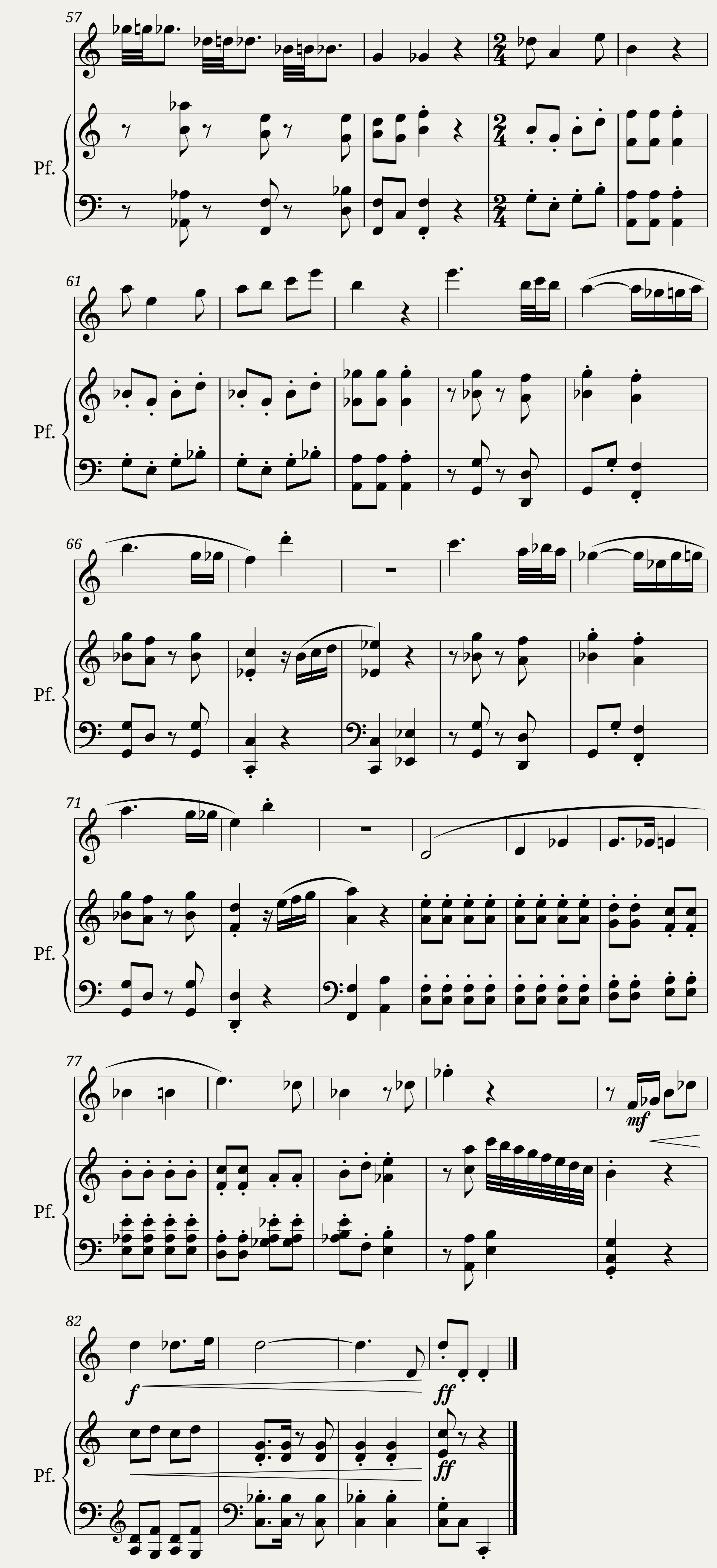 Sonata per clarinetto e pianoforte Op. 21 — 10/10
