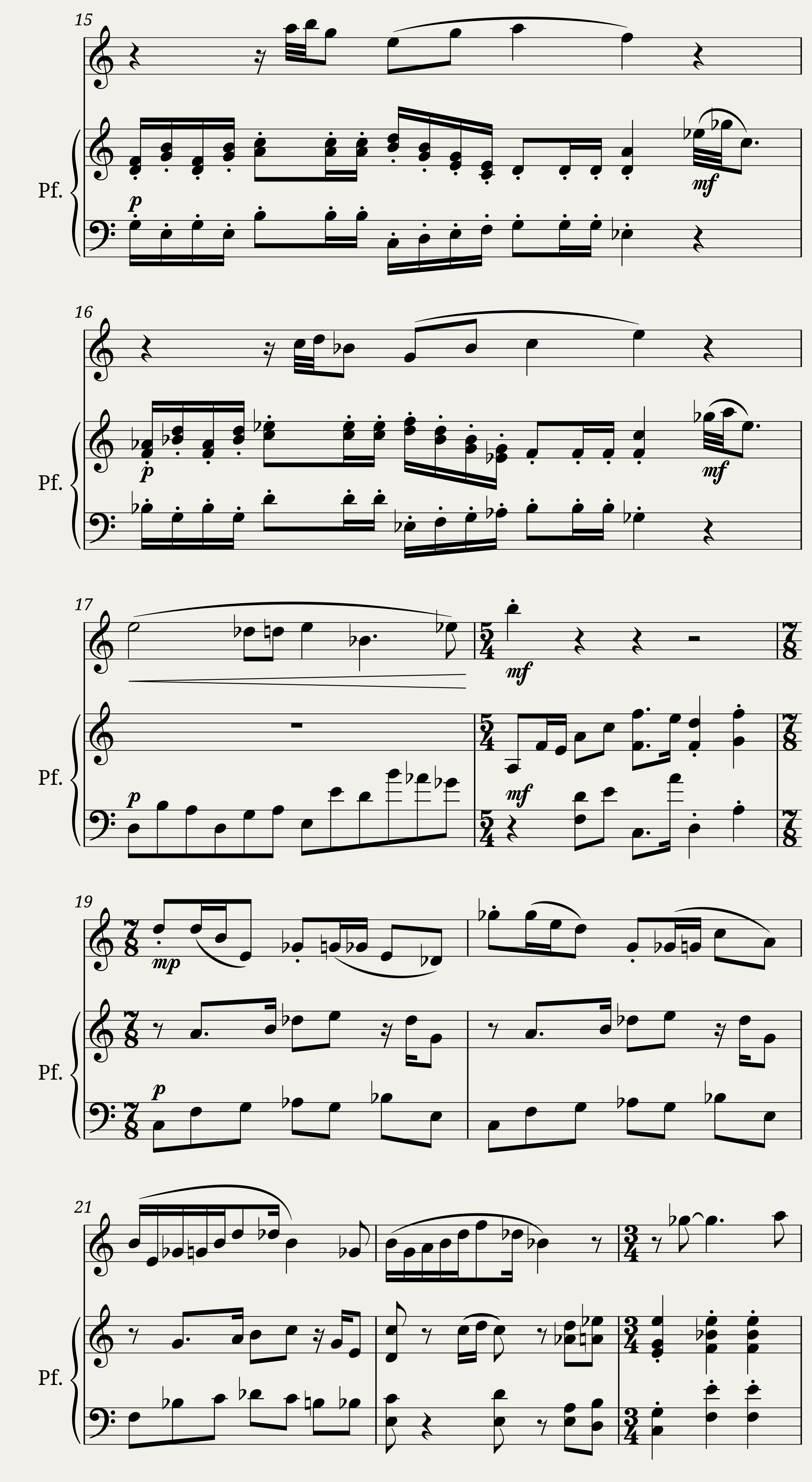 Sonata per clarinetto e pianoforte Op. 21 — 6/10