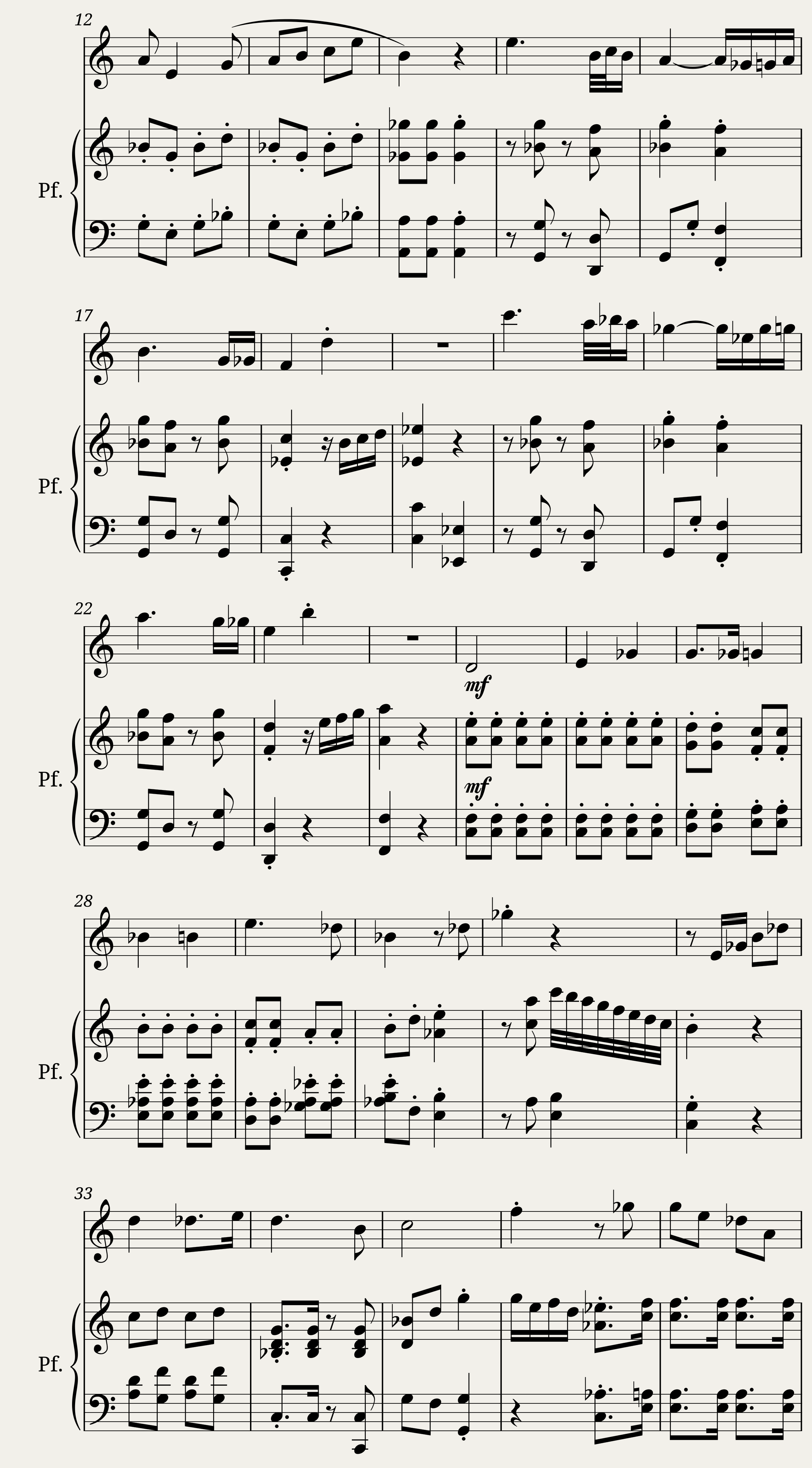 Sonata per clarinetto e pianoforte Op. 21 — 8/10