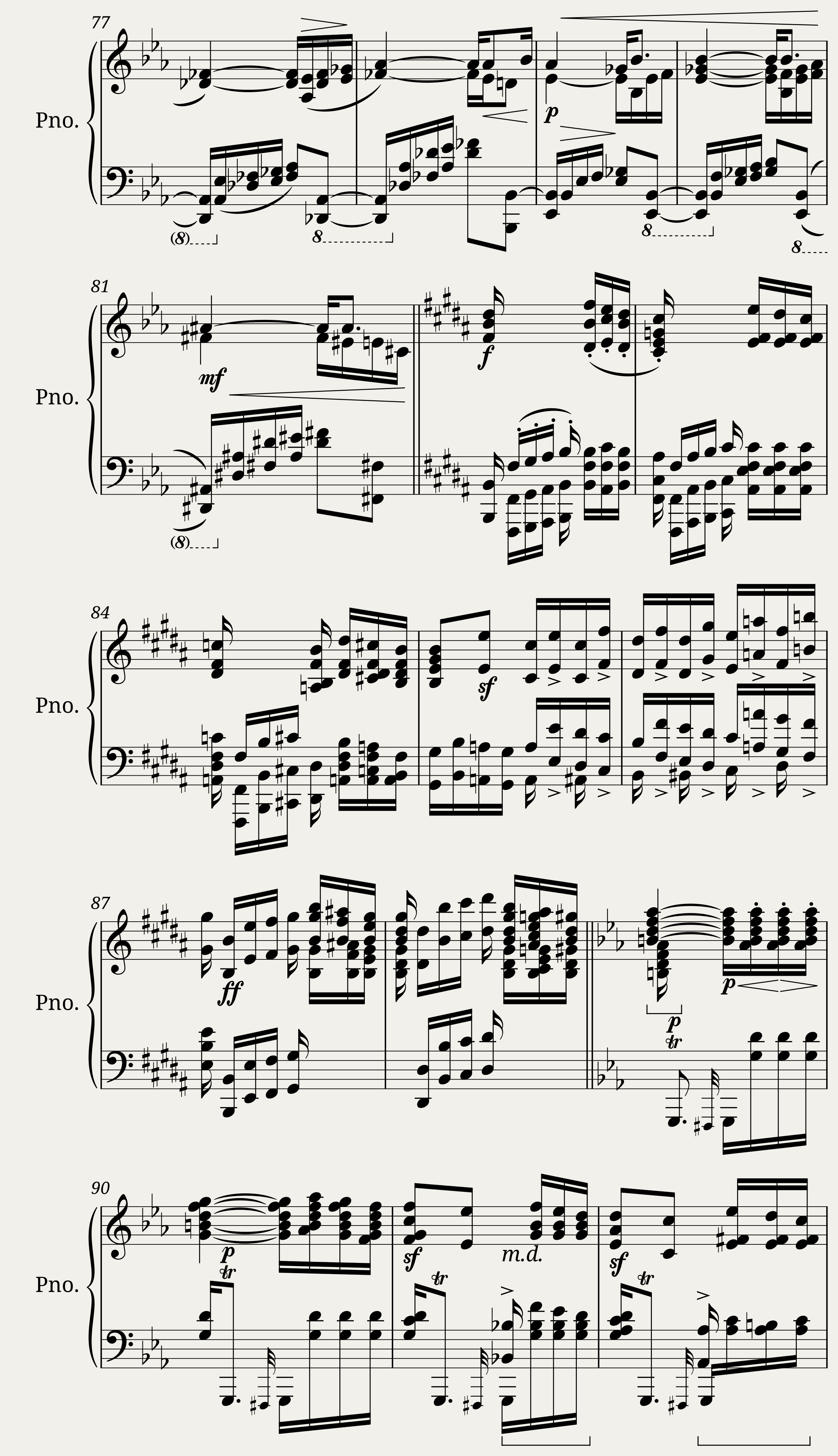 Concert Étude after Paganini's 4th Caprice - R. Schumann Op. 10 No. 4 — 5/7