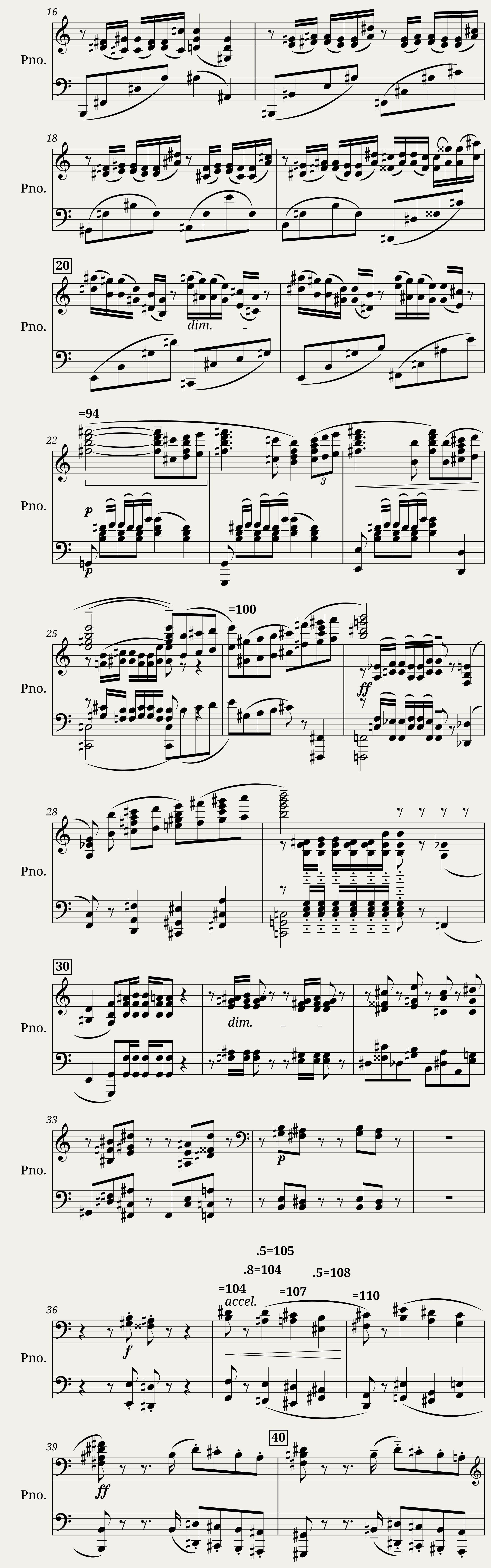 Piano Accompaniment to Creston Saxophone Sonata Tempo 1 — 2/7