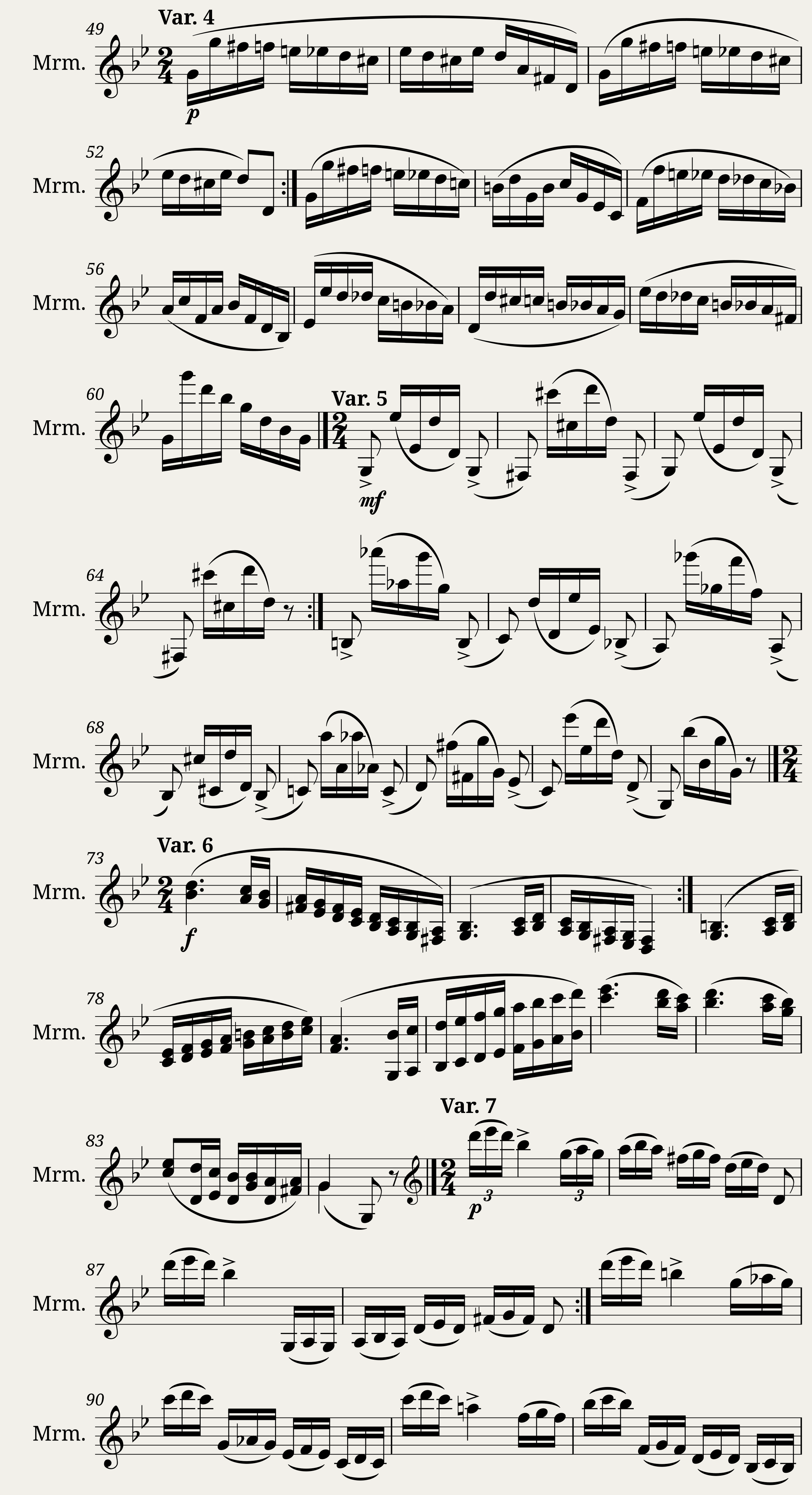 Paganini - Caprice No. 24 - Mallet Percussion — 2/3