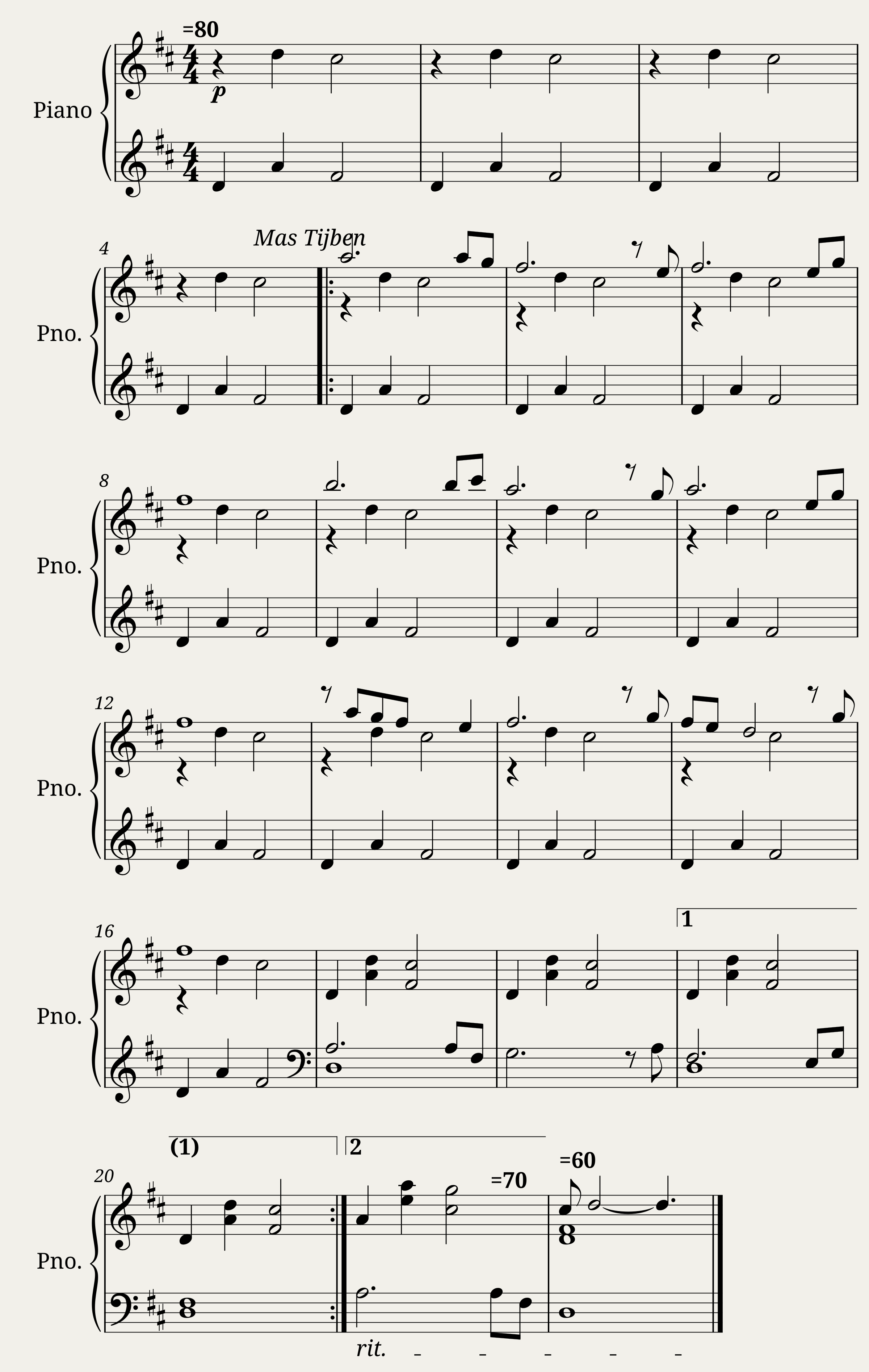 Lullaby in D major