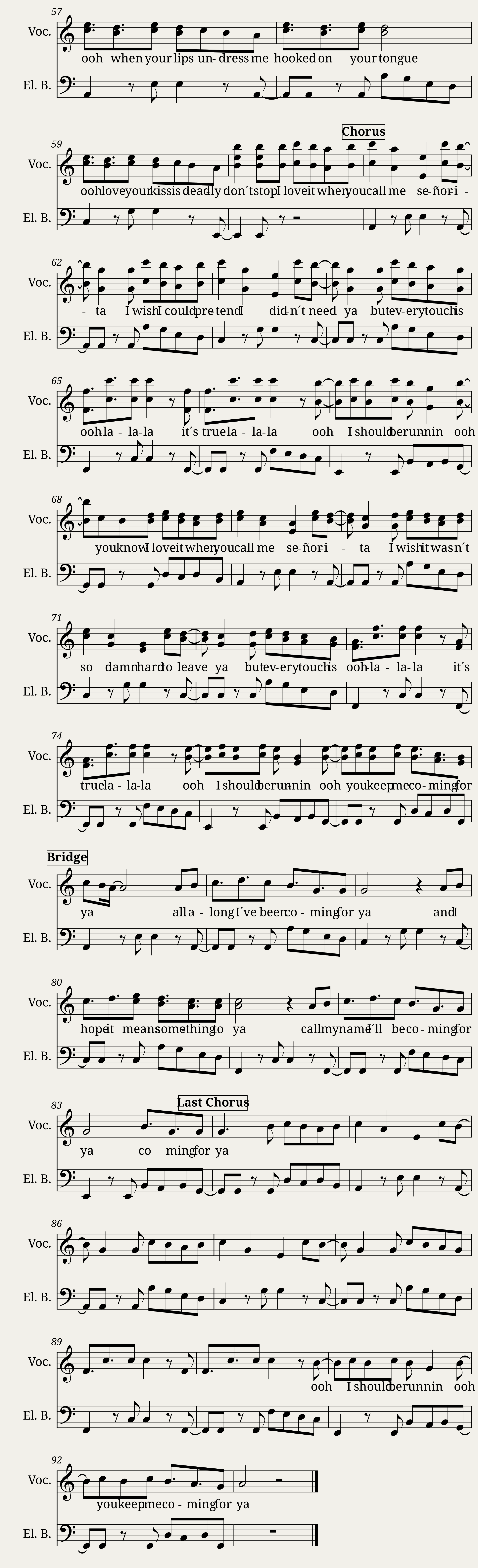 Señorita (Bass part) - Shawn Mendes & Camilla Cabello — 4/4