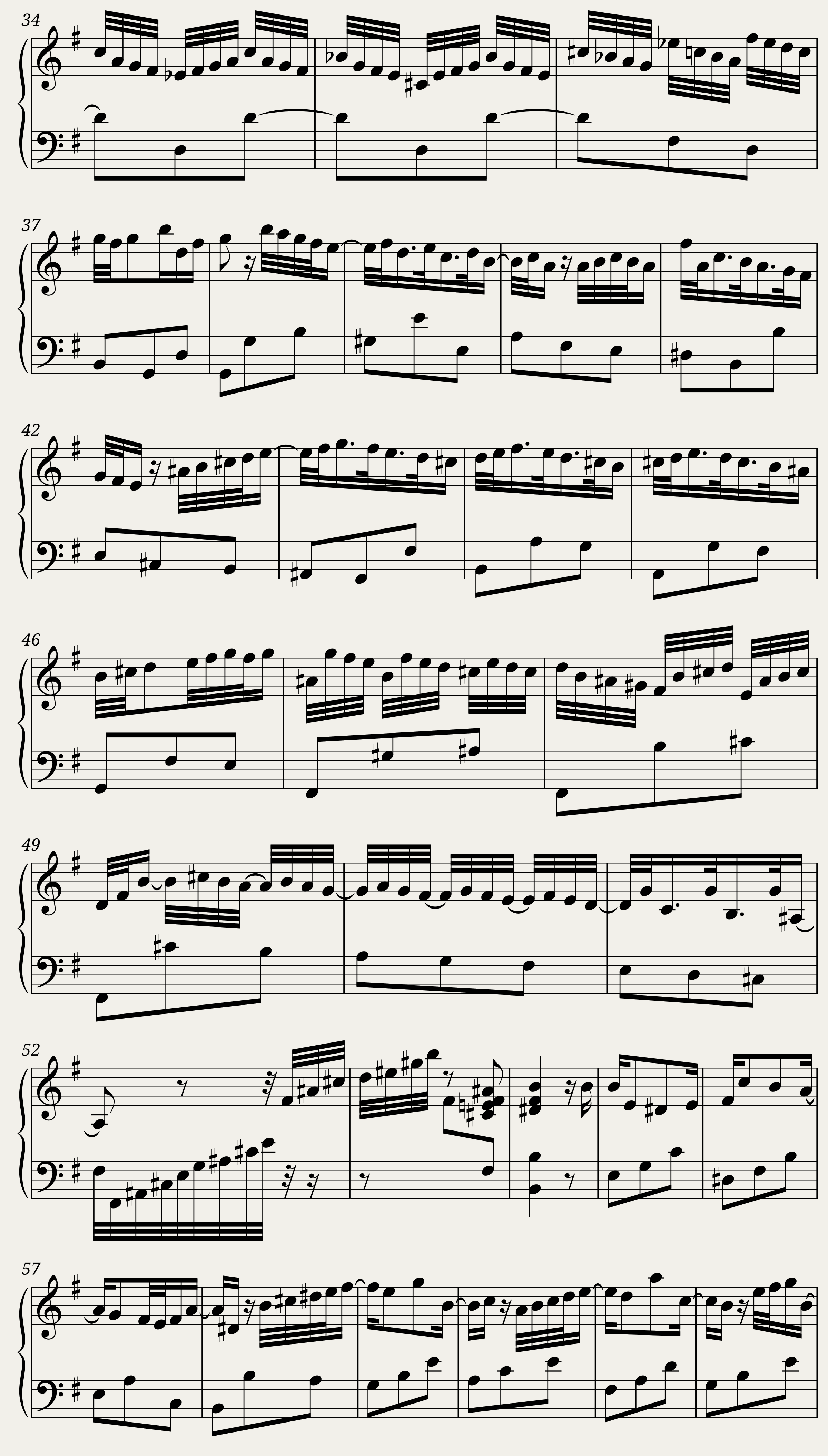 BWV 830 Partita VI Corrente — 2/5