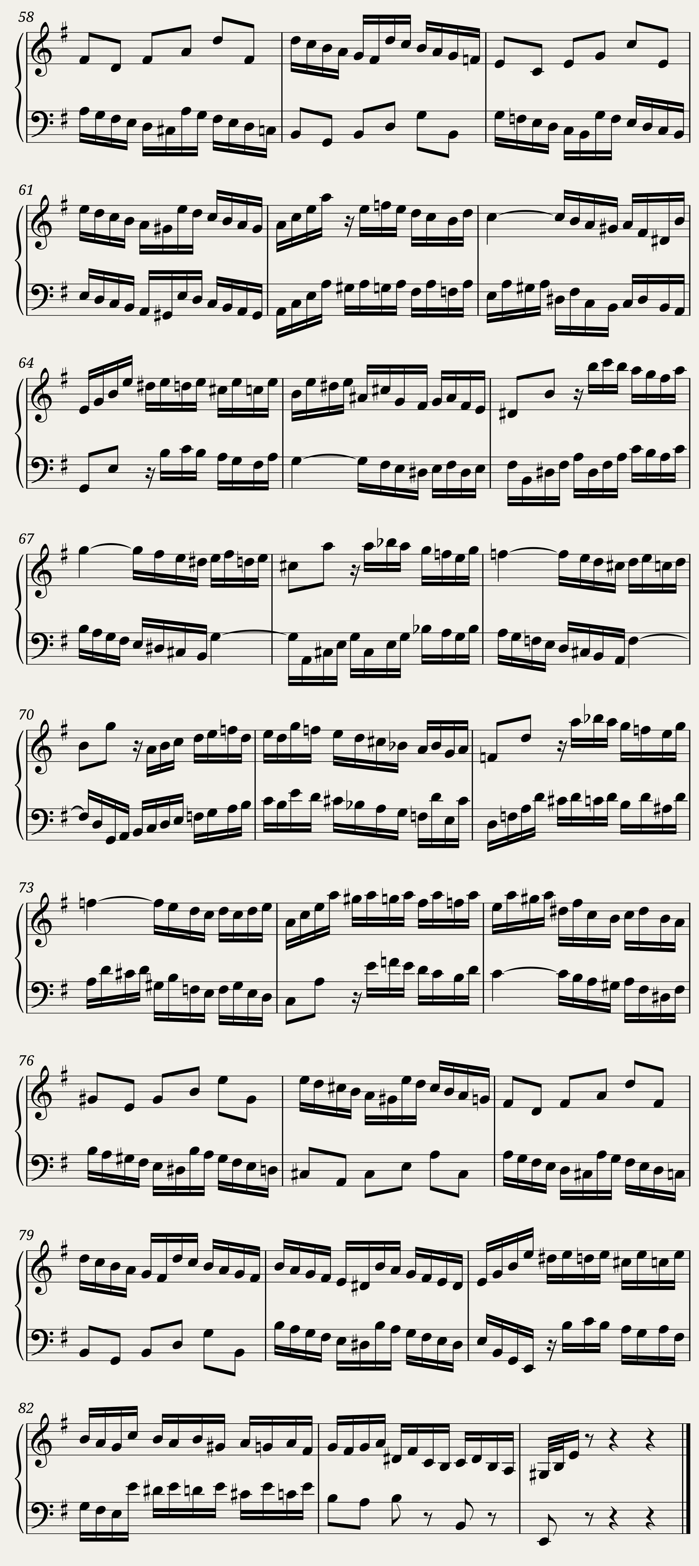 Prelude and Fugue in E minor BWV 855 — 5/5