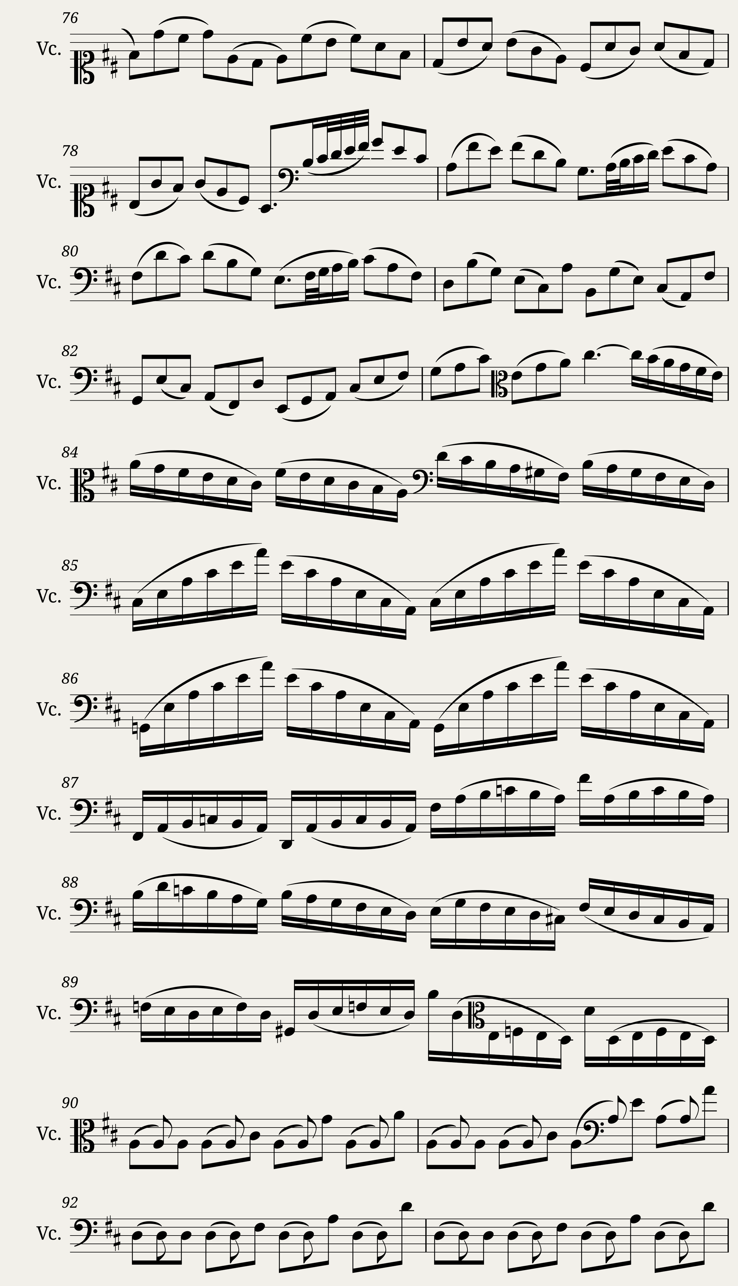Bach - 6 Cello Suites - No.2 in D minor BWV 1008 — 4/7