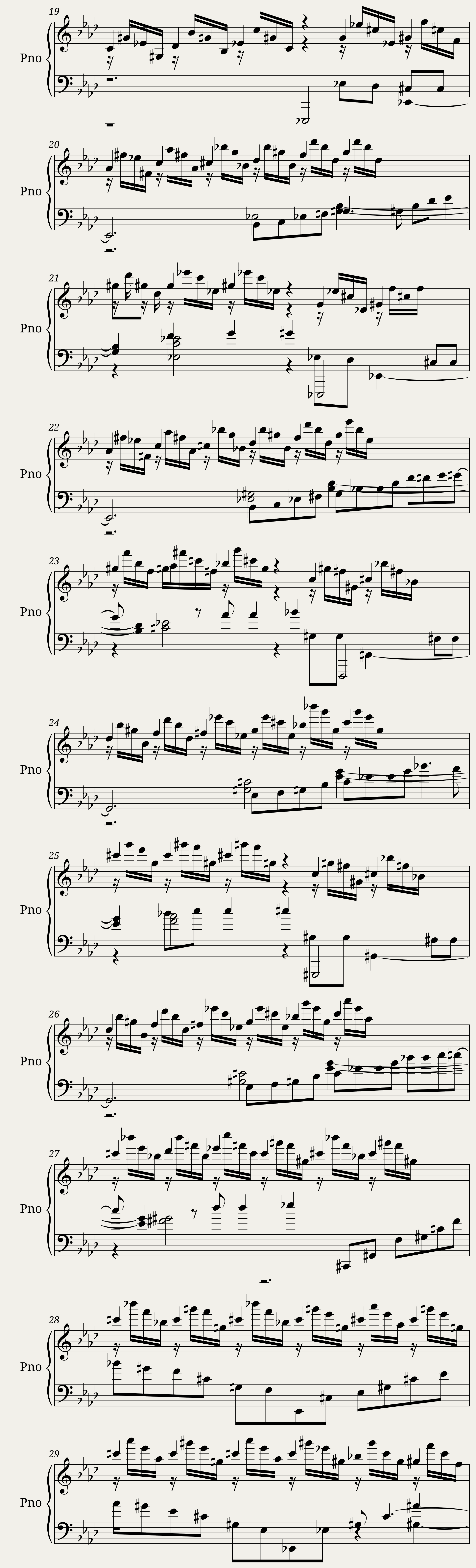 Prelude Op. 23, No. 9 — 3/5