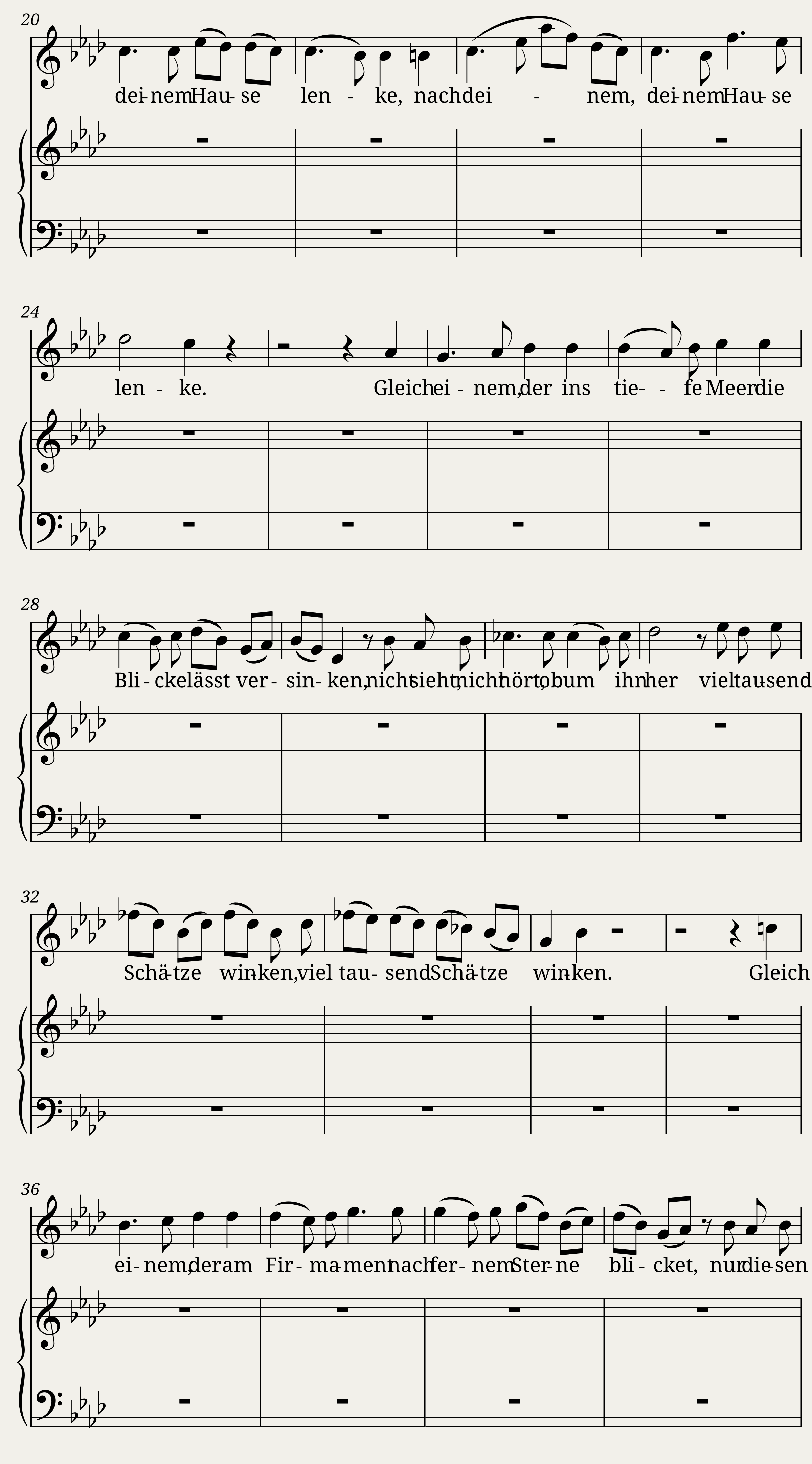Brahms Johannes - 9 Lieder und Gesänge Op.63 No.3 - An ein Bild — 2/3