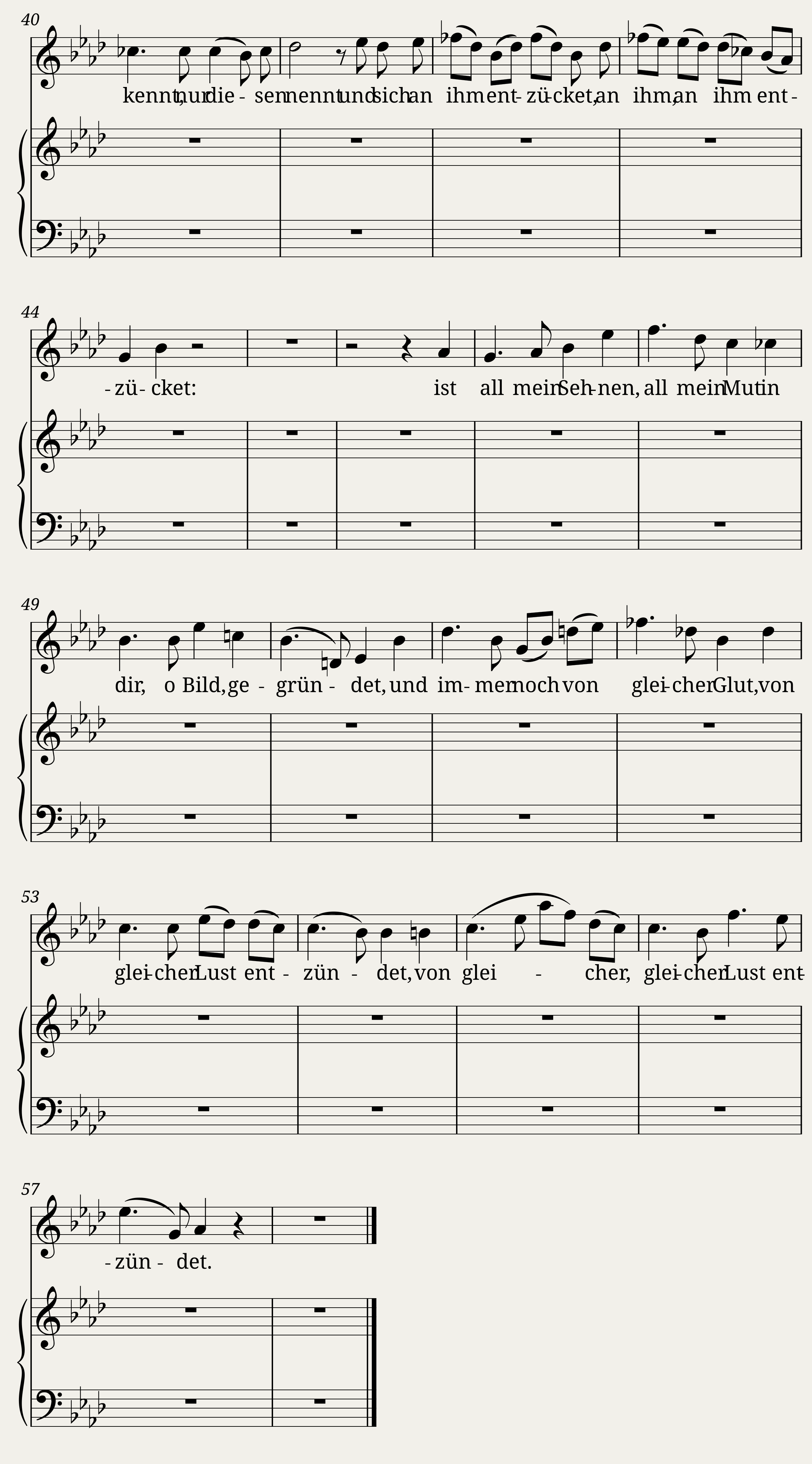 Brahms Johannes - 9 Lieder und Gesänge Op.63 No.3 - An ein Bild — 3/3