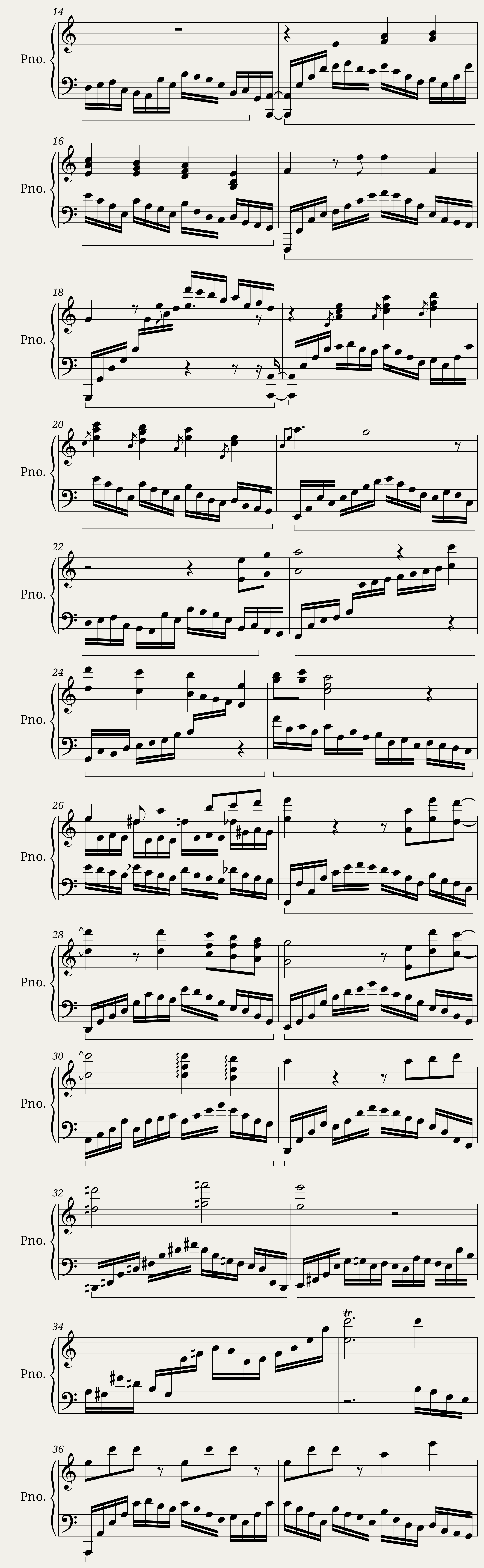 Étude Op. 1 No. 5 (Stand Proud) — 2/3