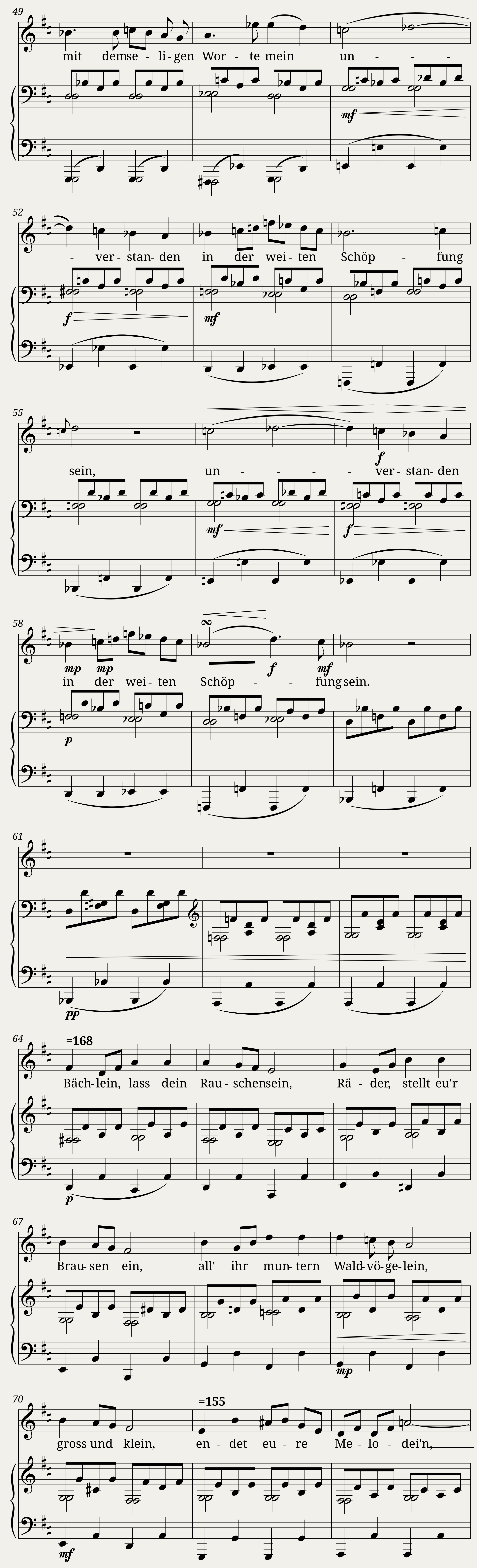 Franz Schubert: Die schöne Müllerin- D 795 N11 Mein! — 4/6