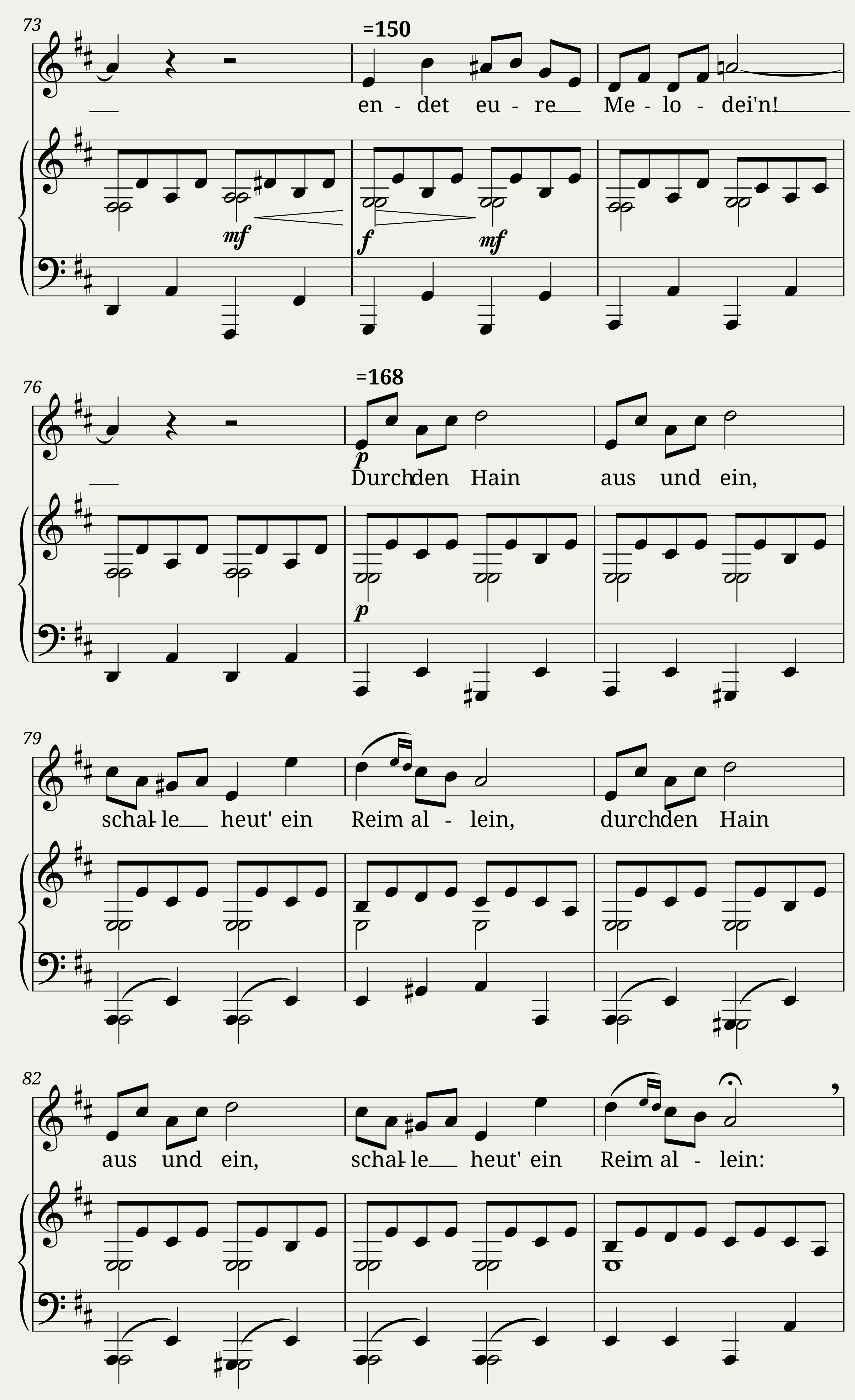 Franz Schubert: Die schöne Müllerin- D 795 N11 Mein! — 5/6