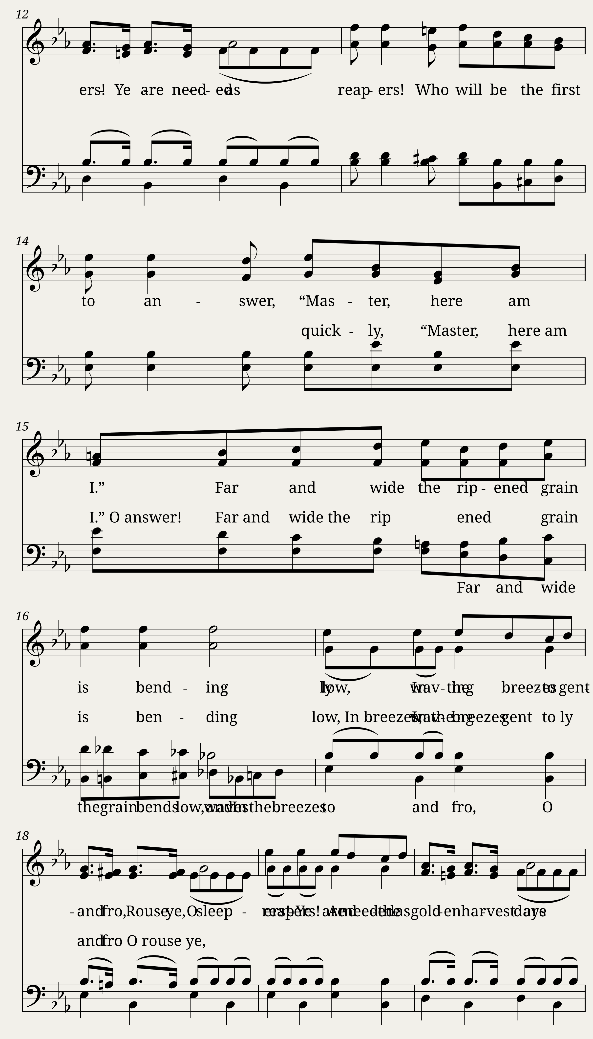 Gladly the will of my Lord I obey - Charles Hutchinson Gabriel — 2/2