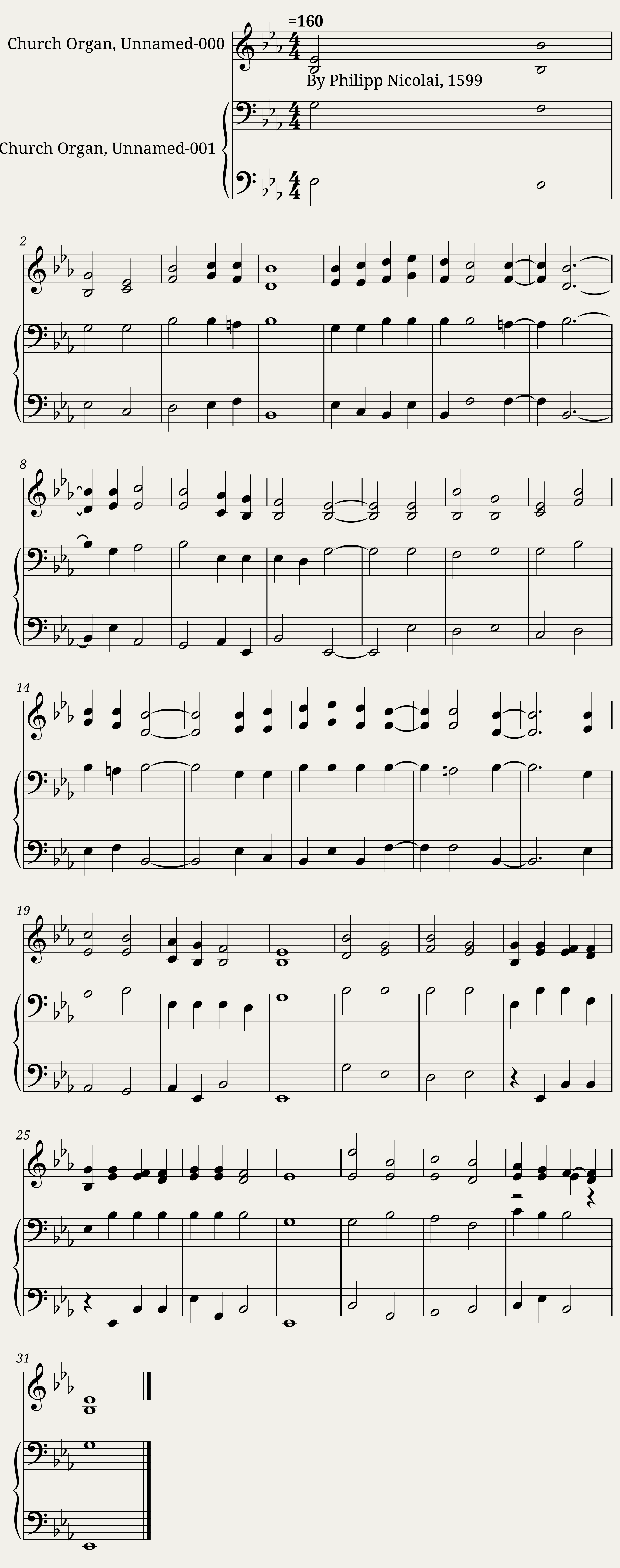All Hail To Thee - Wie Sch?n Leuchtet Philipp Nicolai (1556-1608) 1599.