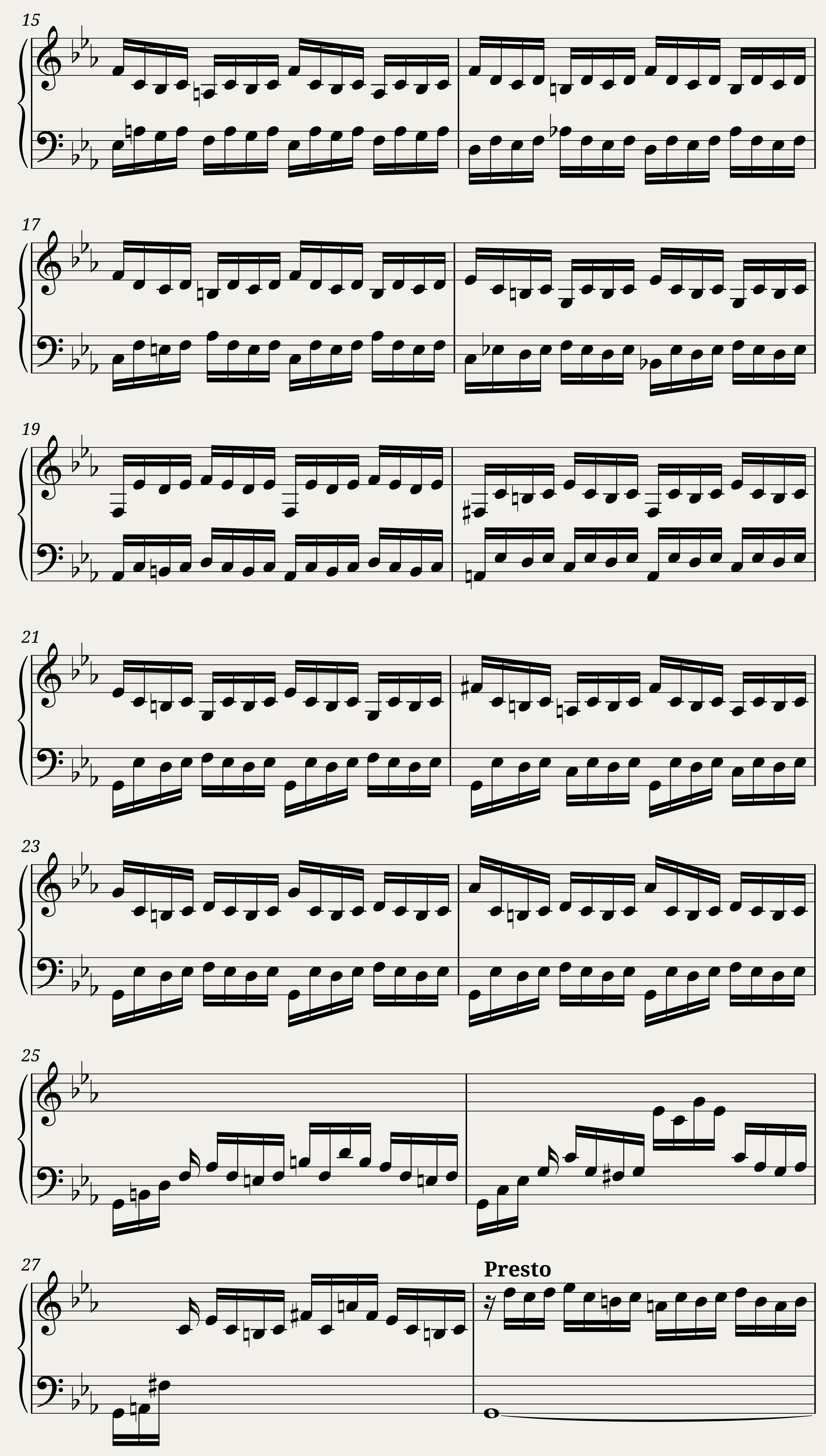 Fugue in E minor — 2/2