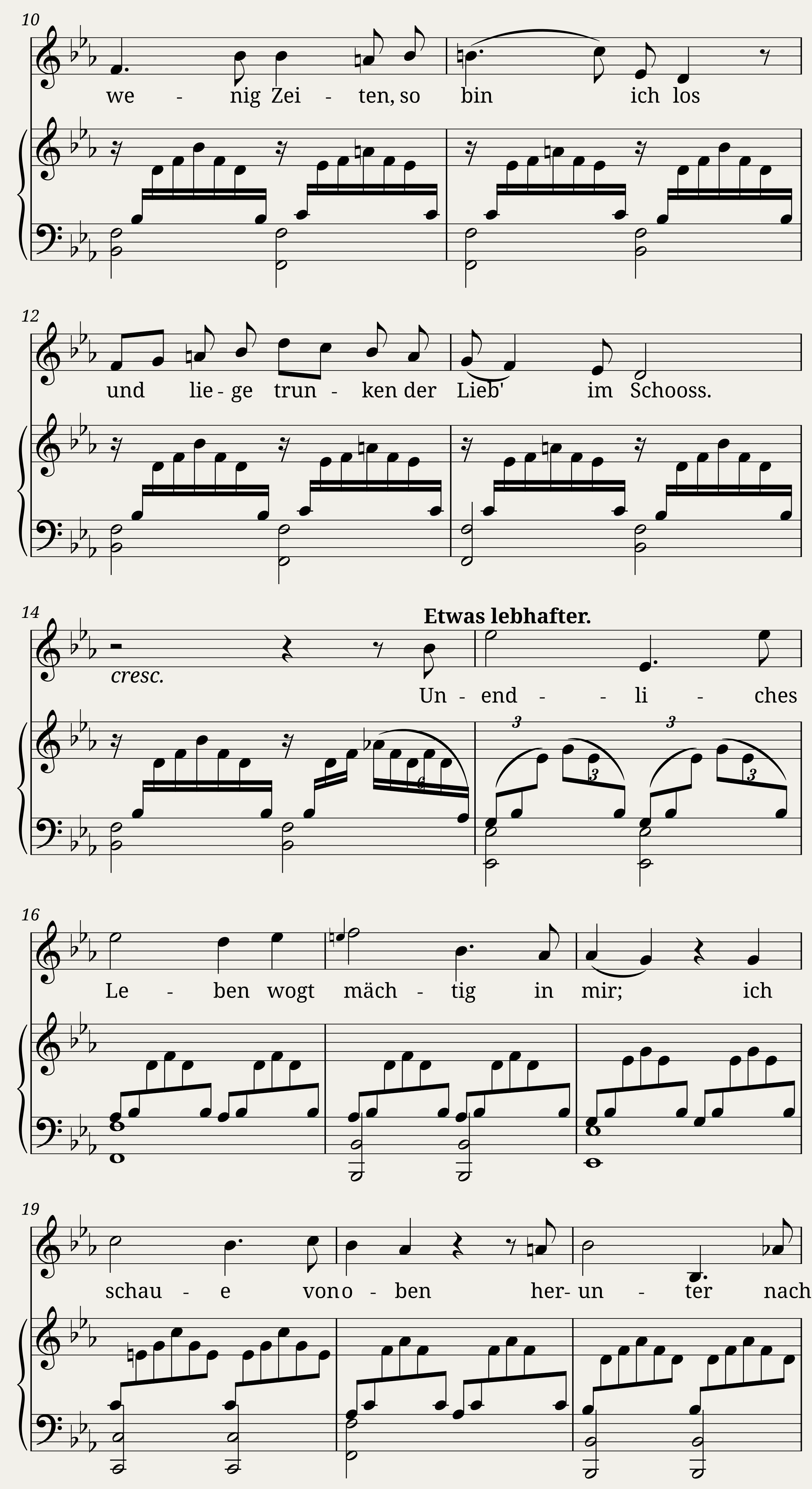 Aus Novalis Hymnen an die Nacht — 2/4