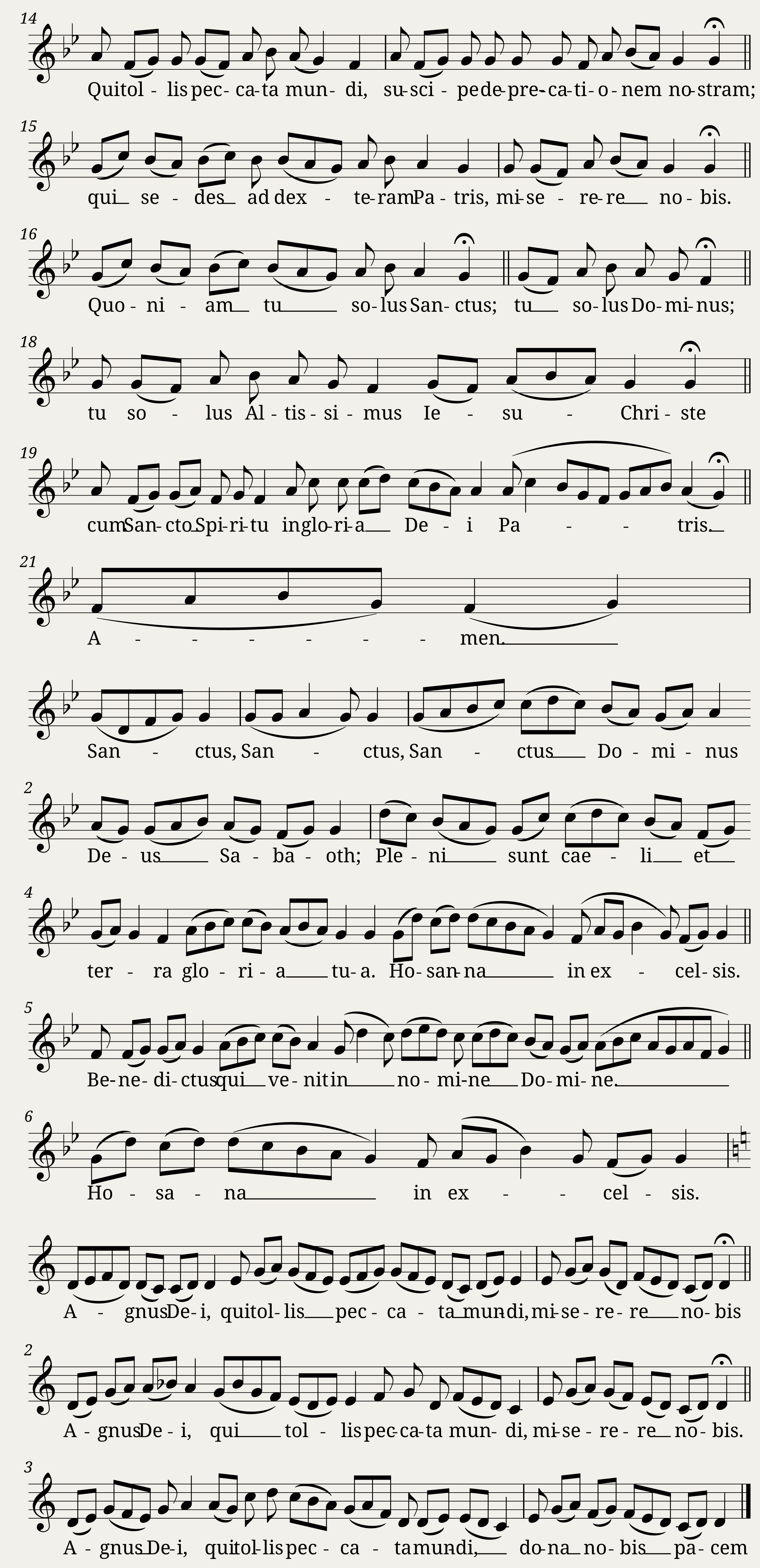 Missa XI Orbis factor — 2/2