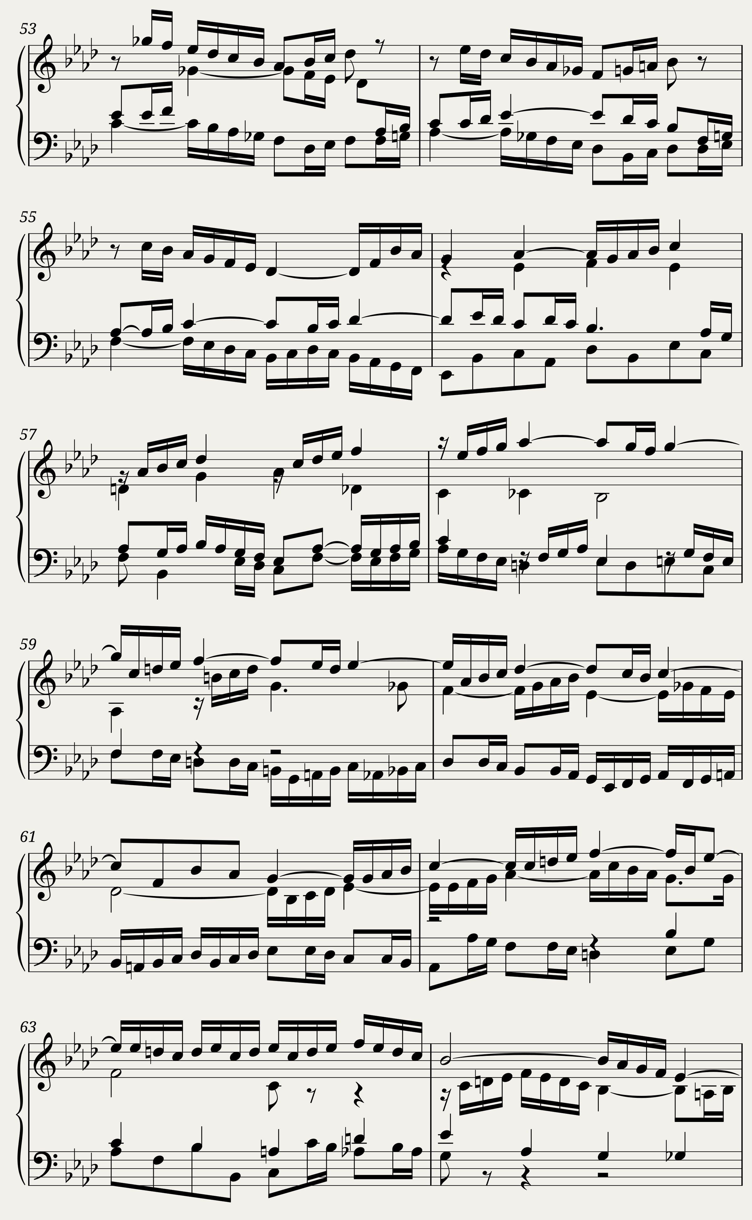 BWV 857 The Well-Tempered Clavier Part I Fuga XII — 4/4