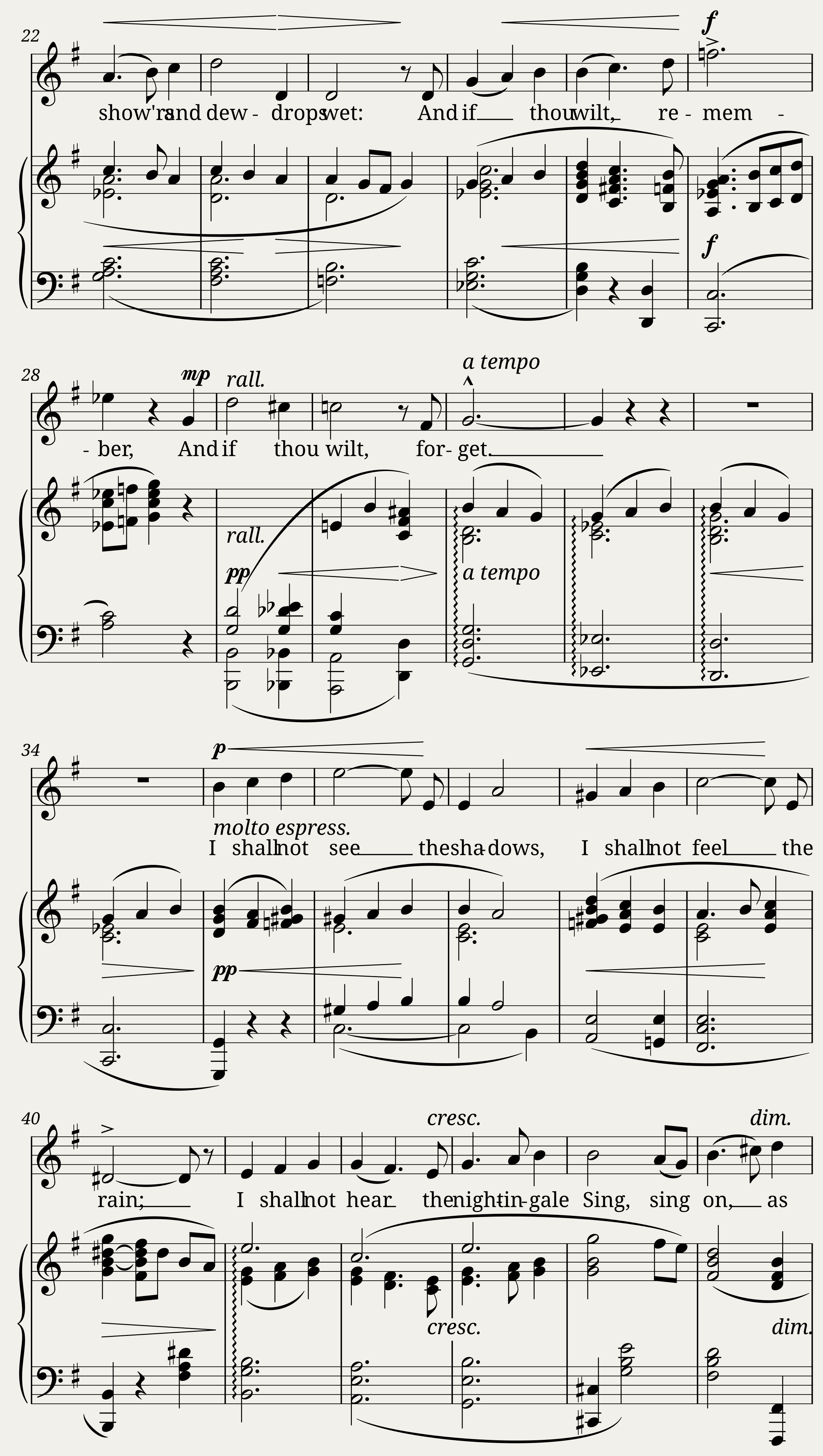 When I am dead, my dearest — 2/3