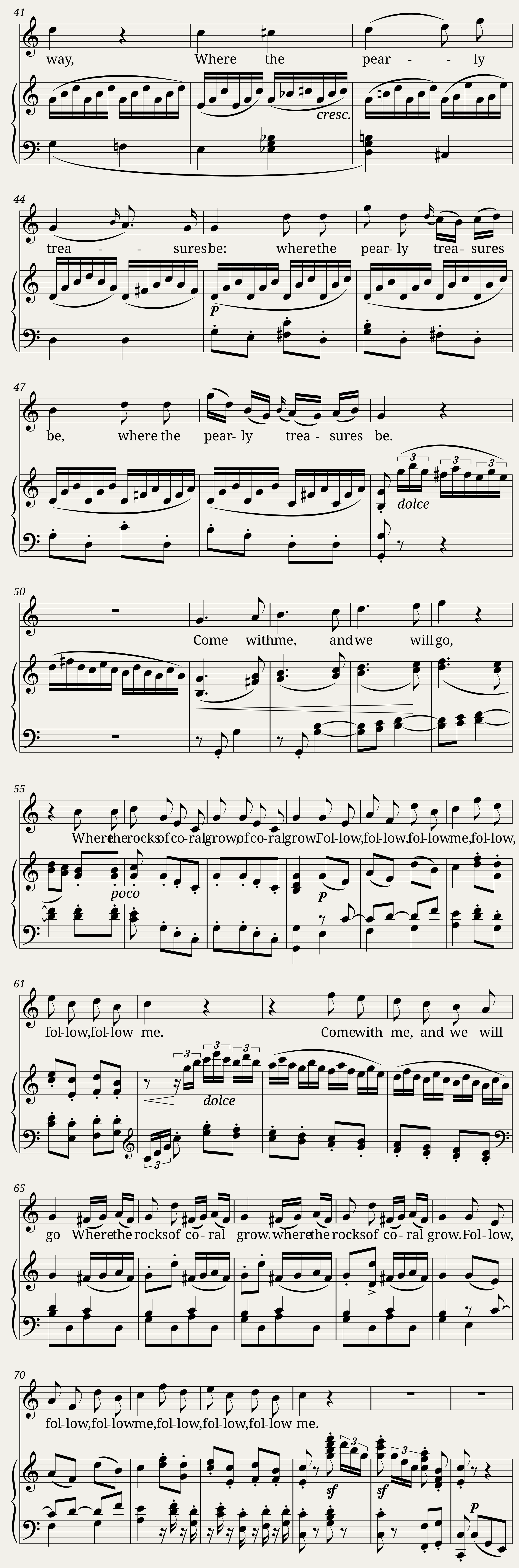 The Mermaid’s Song, Hob.XXVIa25 — 2/4