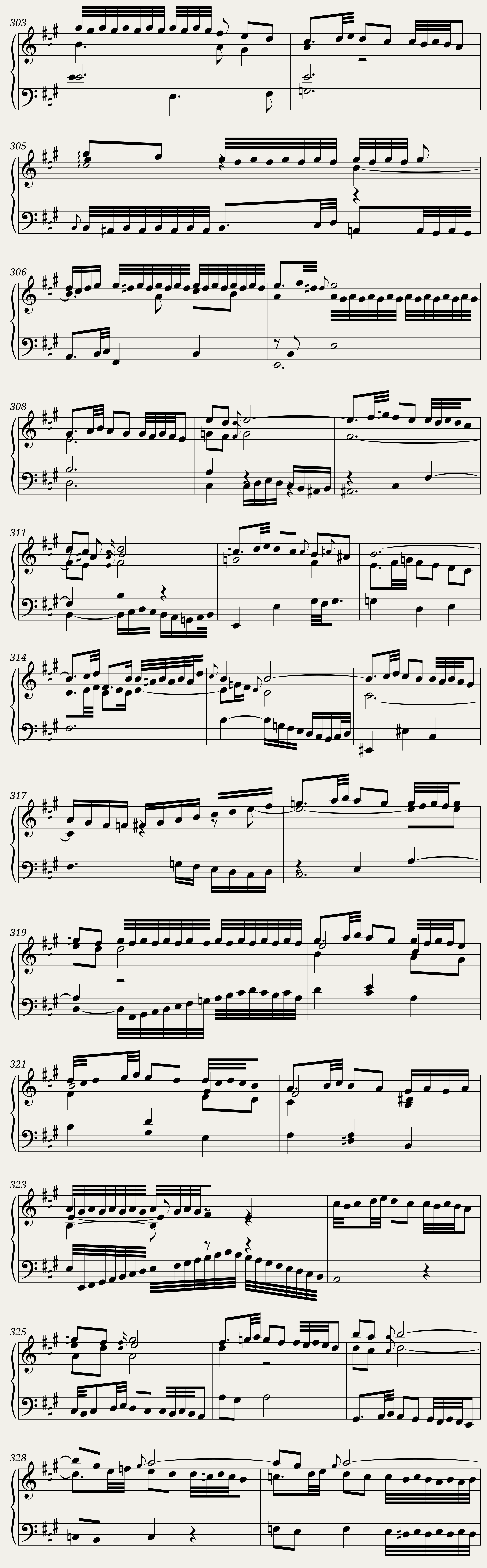 BWV 806: English Suite I (A = 415 Hz) - Harpsichord sound — 26/43