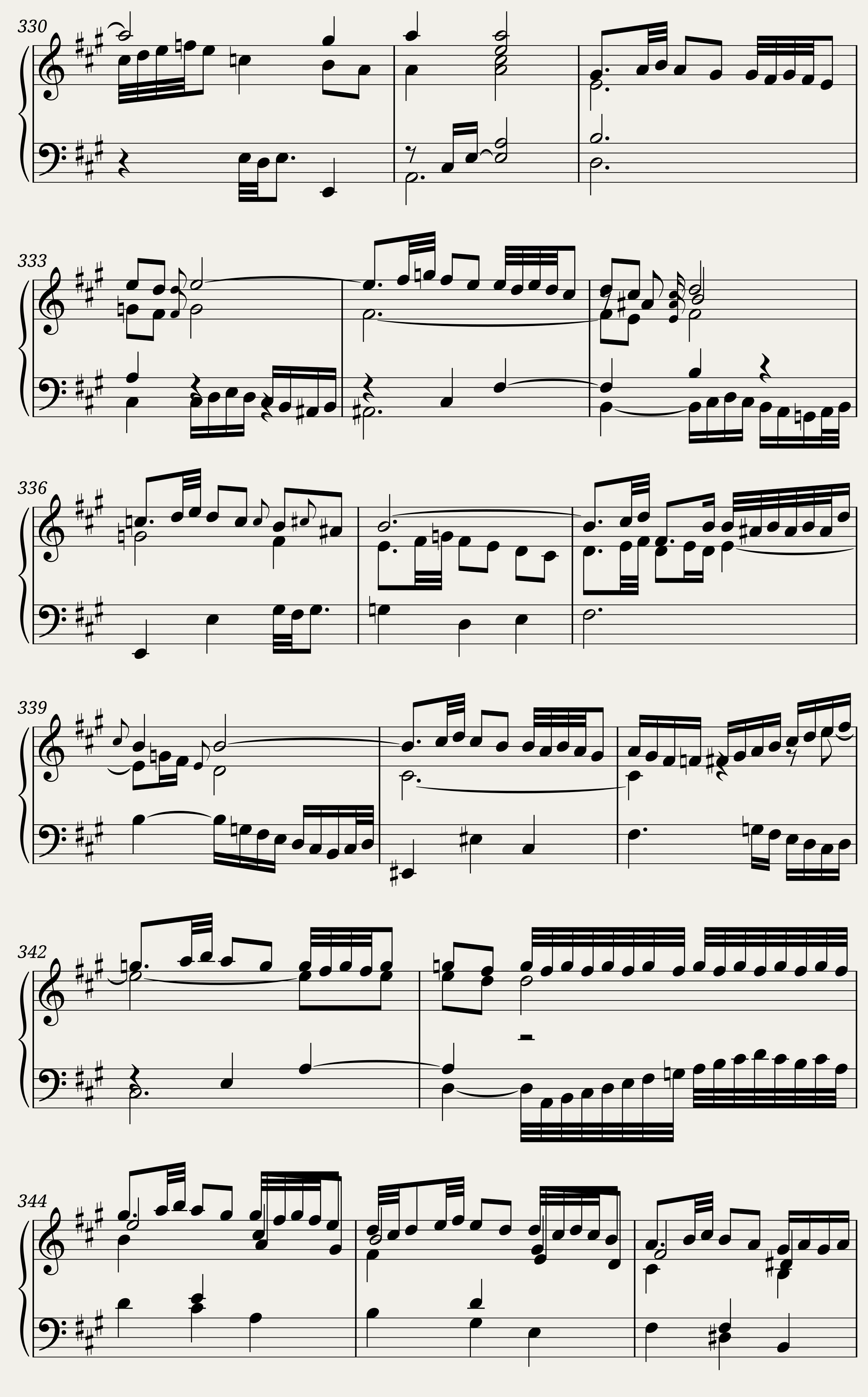 BWV 806: English Suite I (A = 415 Hz) - Harpsichord sound — 27/43